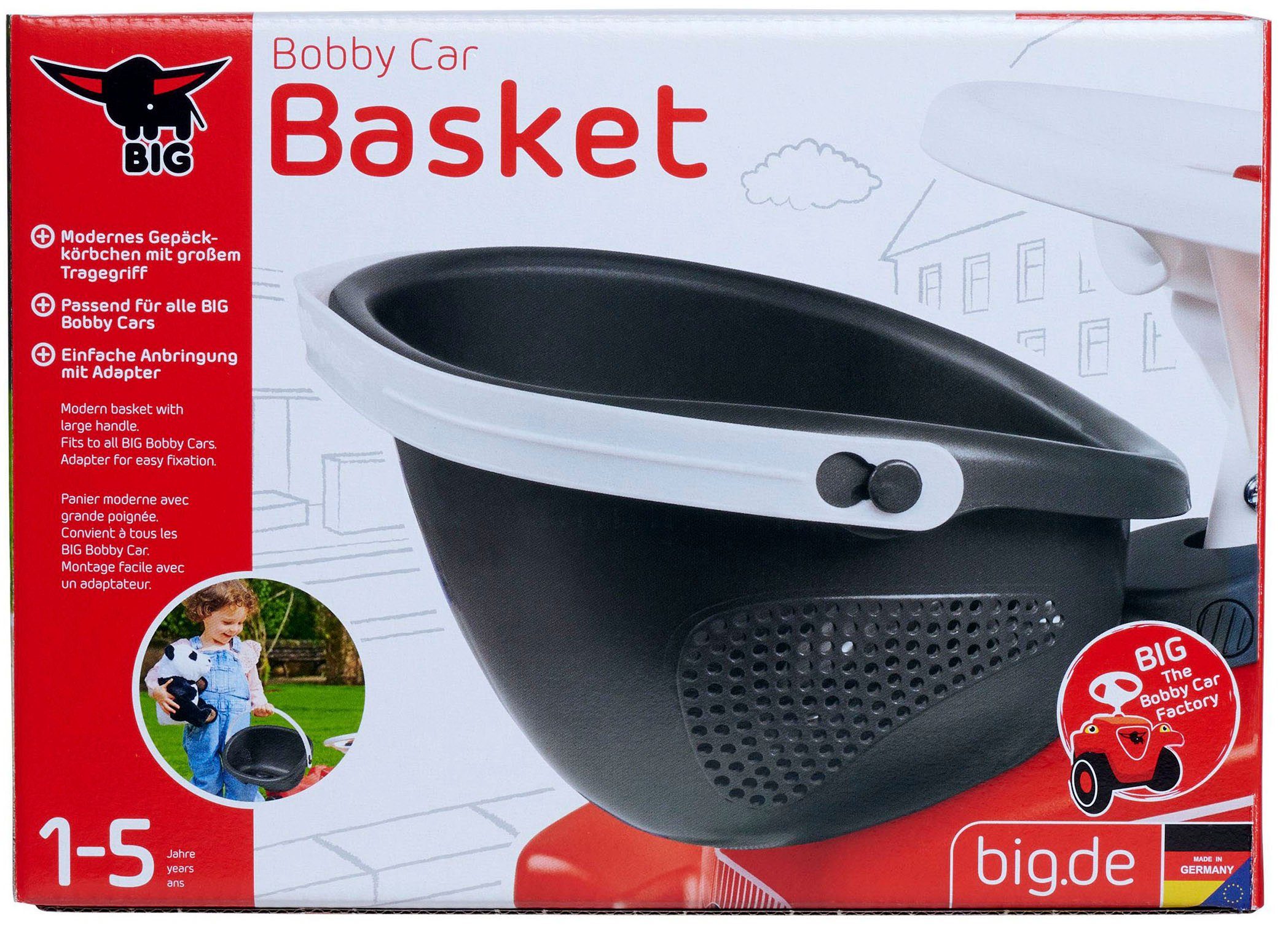 BIG Kinderfahrzeug-Anhänger BIG Bobby Car Gepäckkorb, Made in Germany