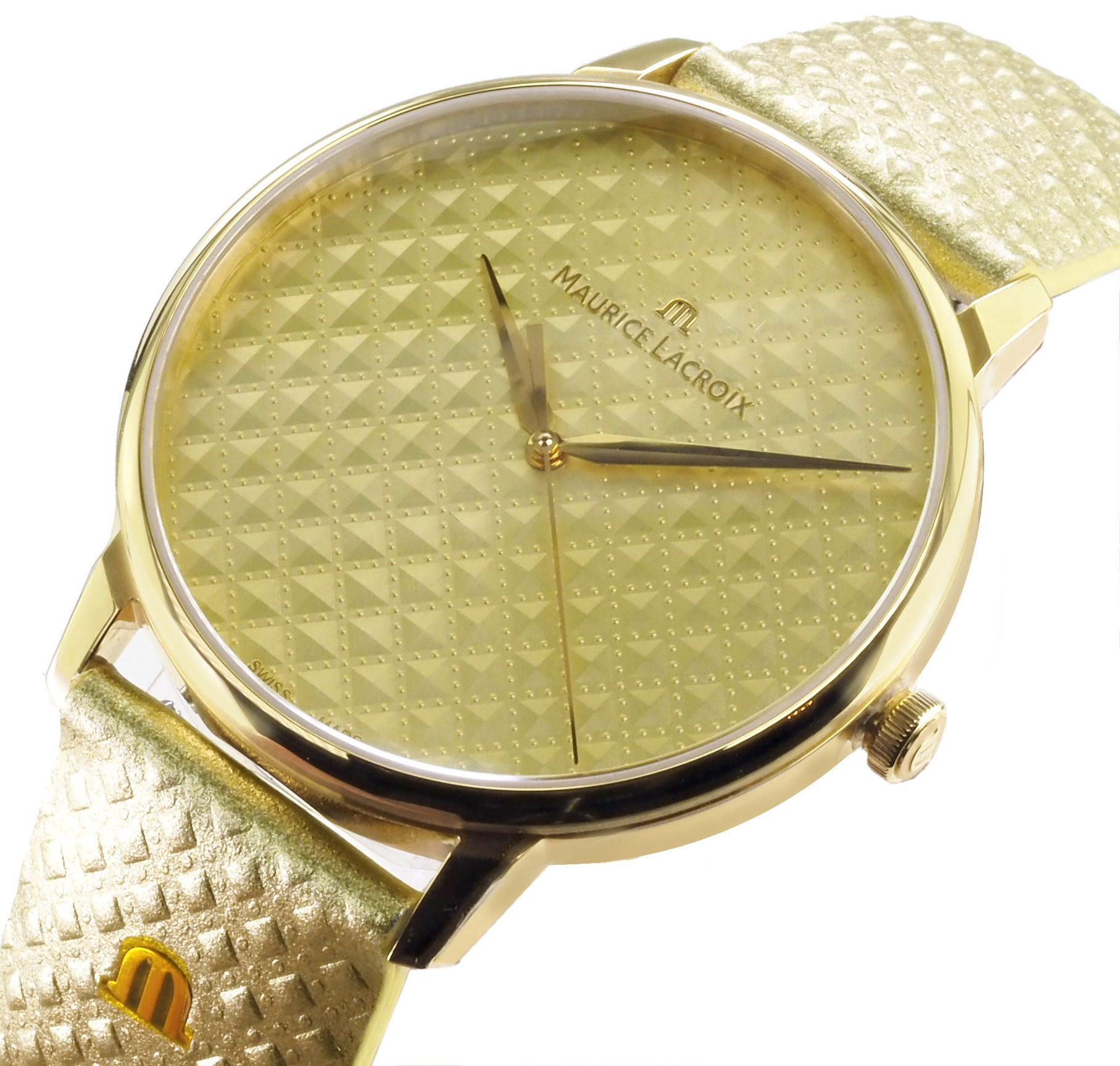 MAURICE LACROIX Schweizer Uhr Damen Uhr Eliros Sunshine Gold Eliros Sunshine Gold, Extravagantes Design