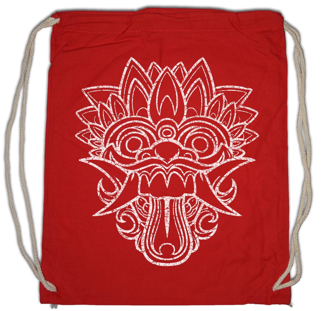 Urban Backwoods Turnbeutel Chinese Dragon Head I Turnbeutel Drache Drachen China Maske Mask Asia (1-tlg), Asien Asian Chinesischer Drache