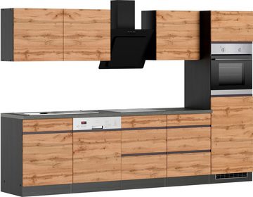 Kochstation Küche KS-Riesa, Stellbreite 300 cm, ohne E-Geräte