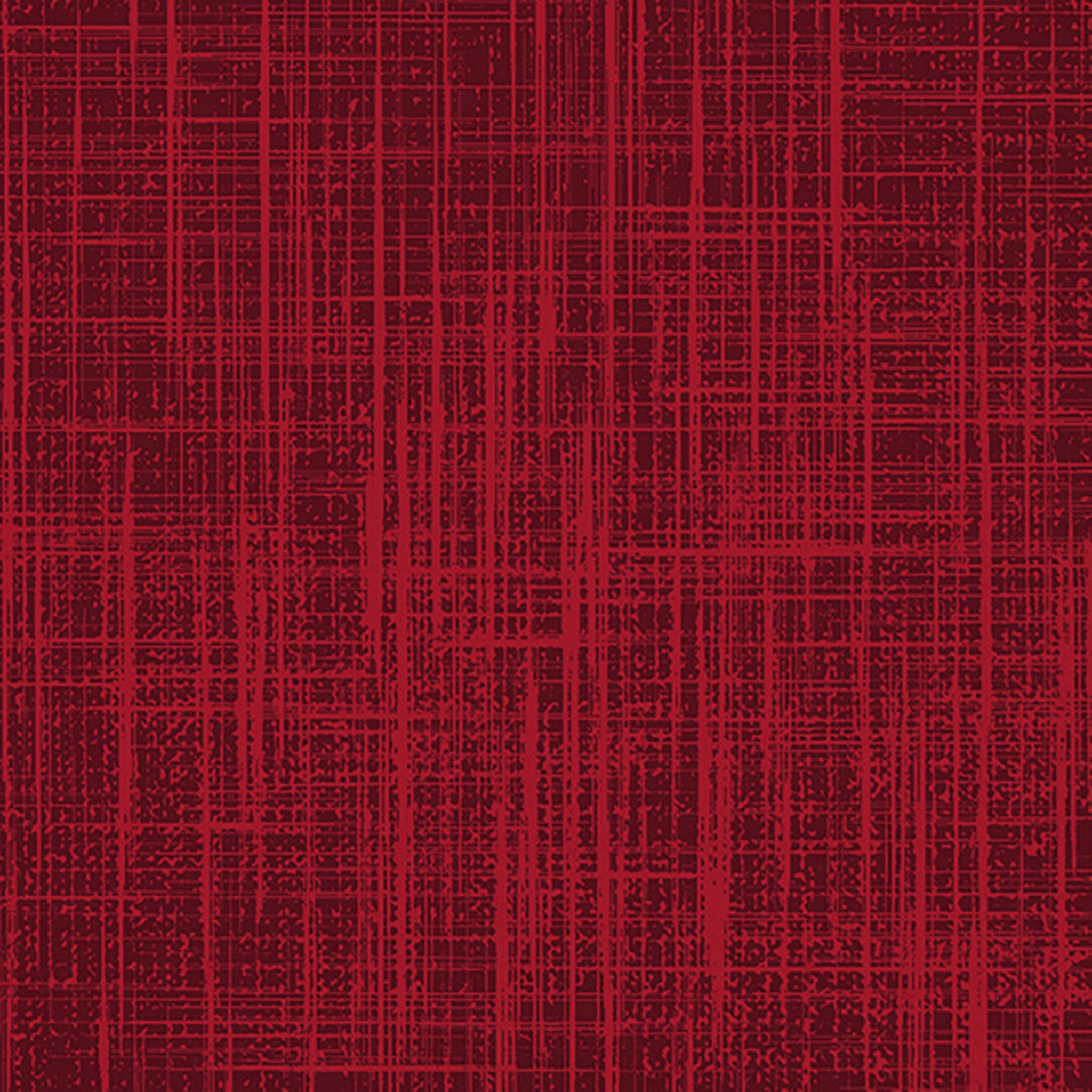 Ambiente Luxury Paper Products Papierserviette, Servietten Papier 33x33cm 3-lagig in Leinenoptik 20 Stück Dunkelrot