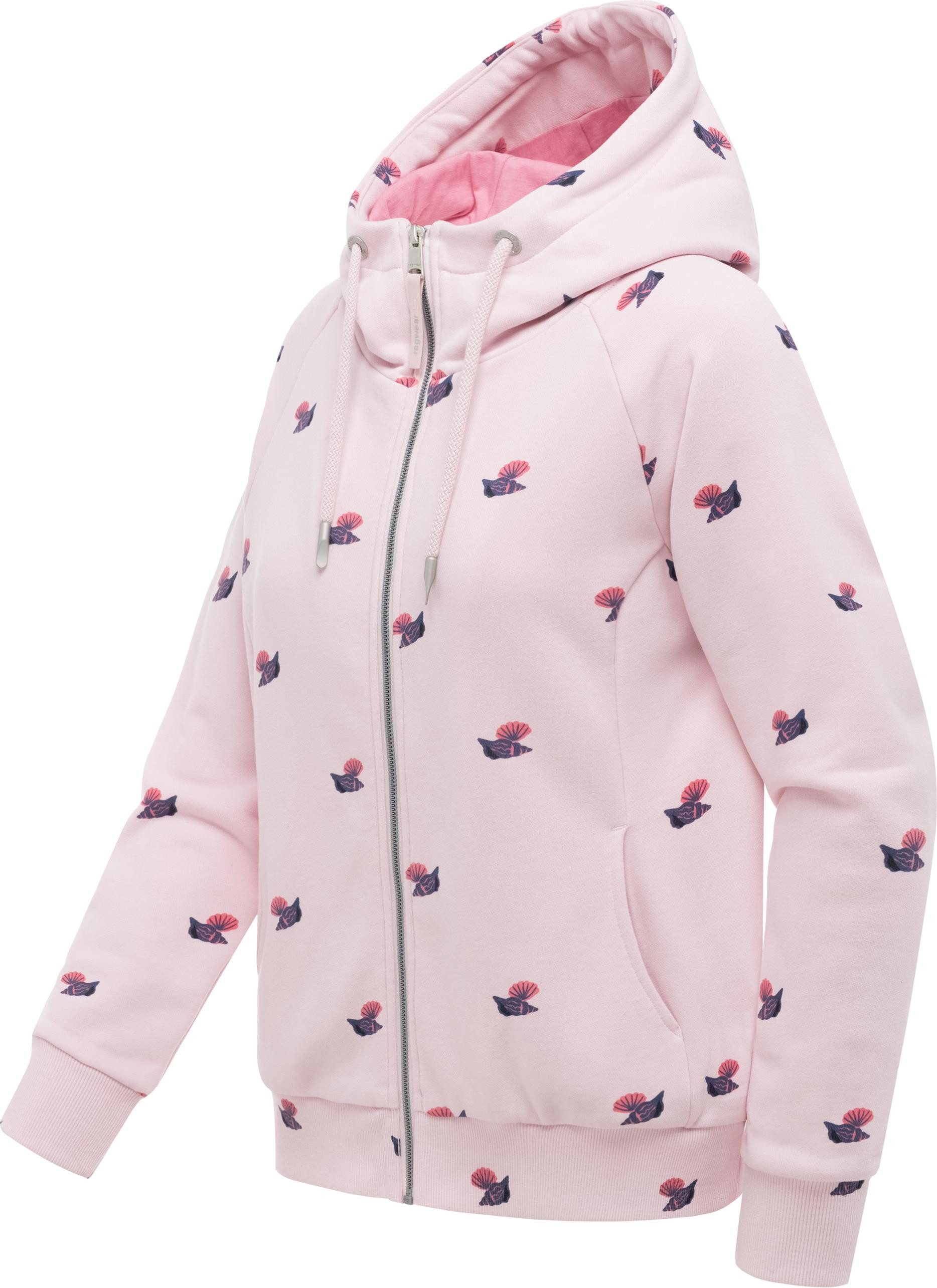 Ragwear Kapuzensweatjacke Fllawia Shells Lässige Sweatjacke mit Kapuze