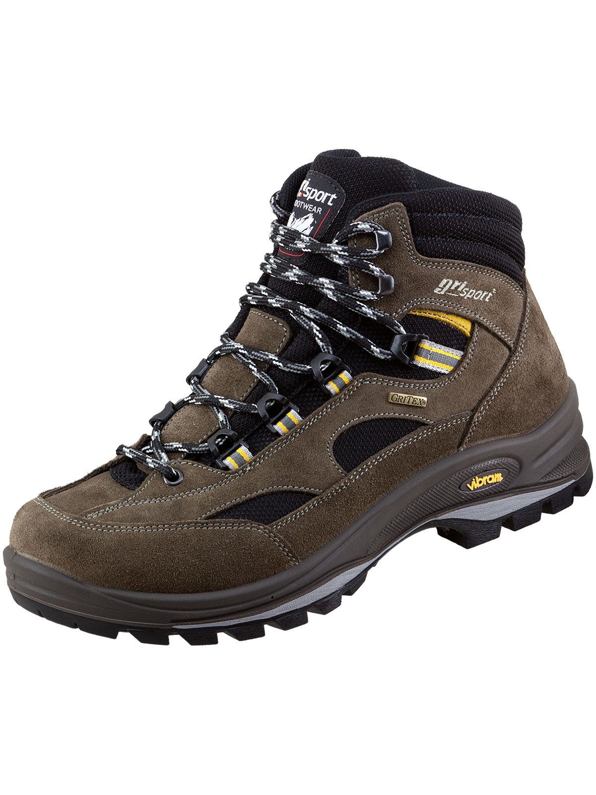 Grisport work Wanderschuh braun Schnürstiefel Gritex