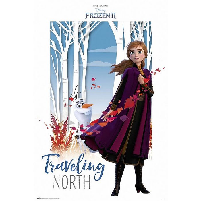 Grupo Erik Poster Frozen 2 Poster Traveling North 61 x 91 5 cm