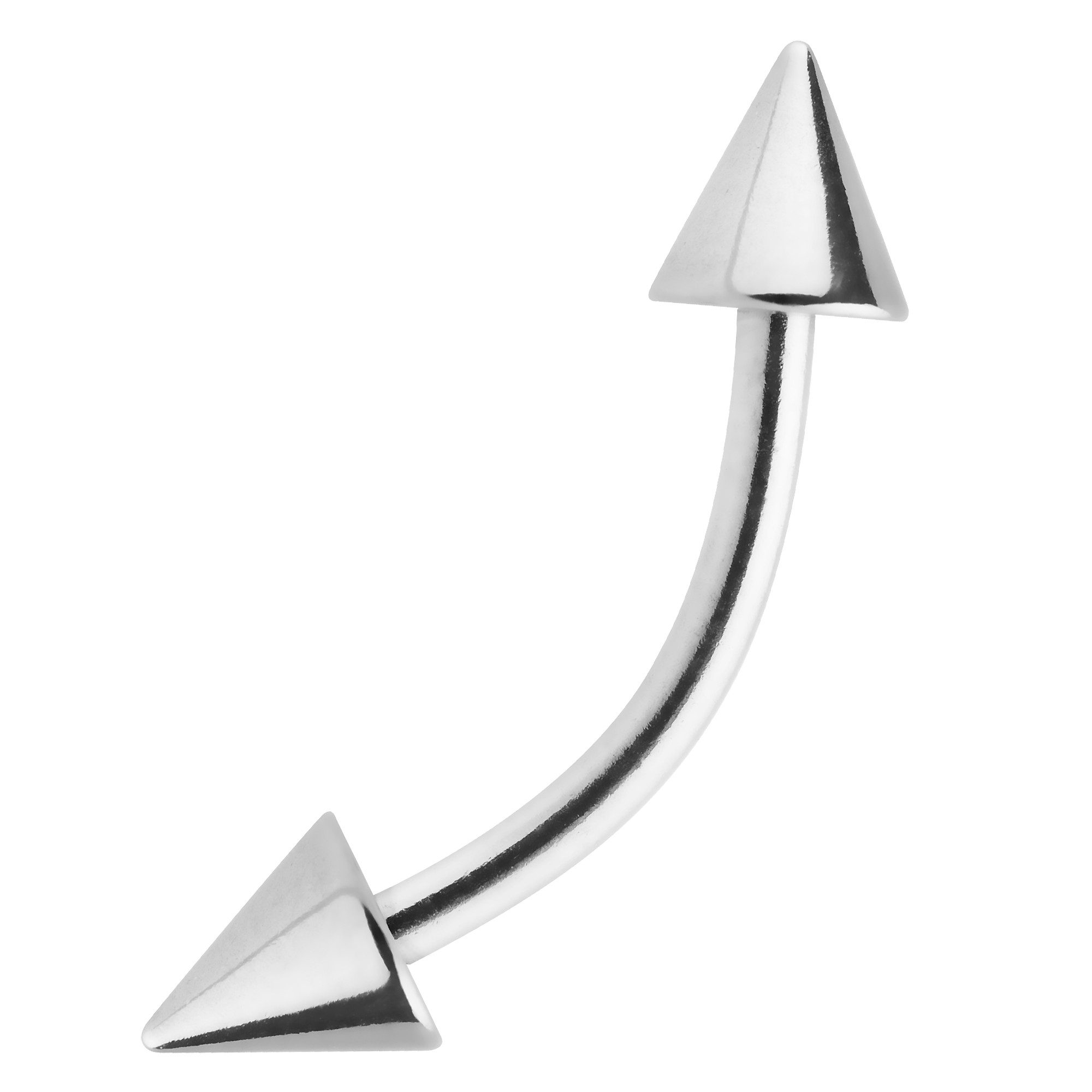 Taffstyle Augenbrauenpiercing Augenbrauenpiercing Eyebrow Spitzen Silber günstig online kaufen
