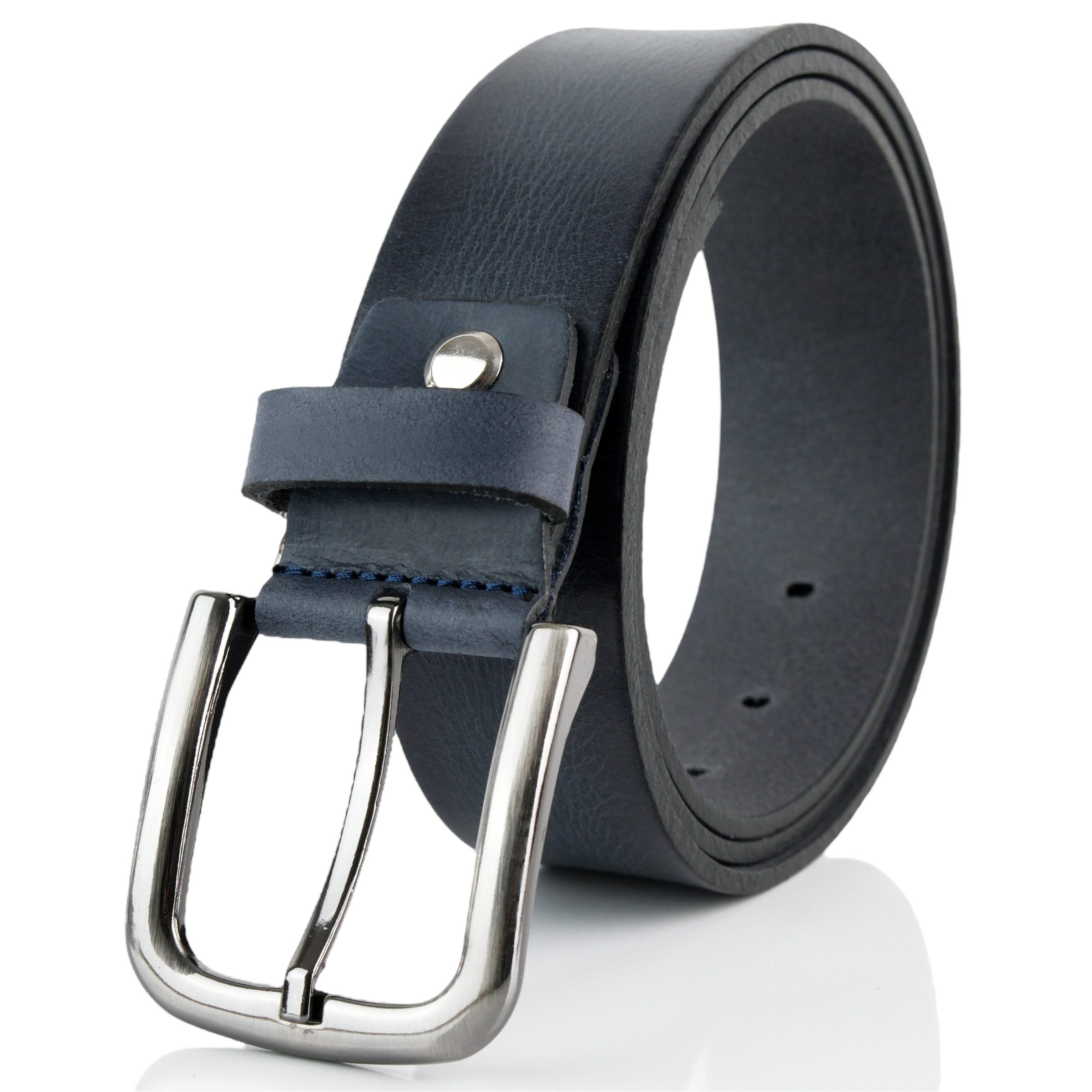 herémood Ledergürtel Gürtel Herren 4 cm breit Ledergürtel Jeans Premium Wei günstig online kaufen