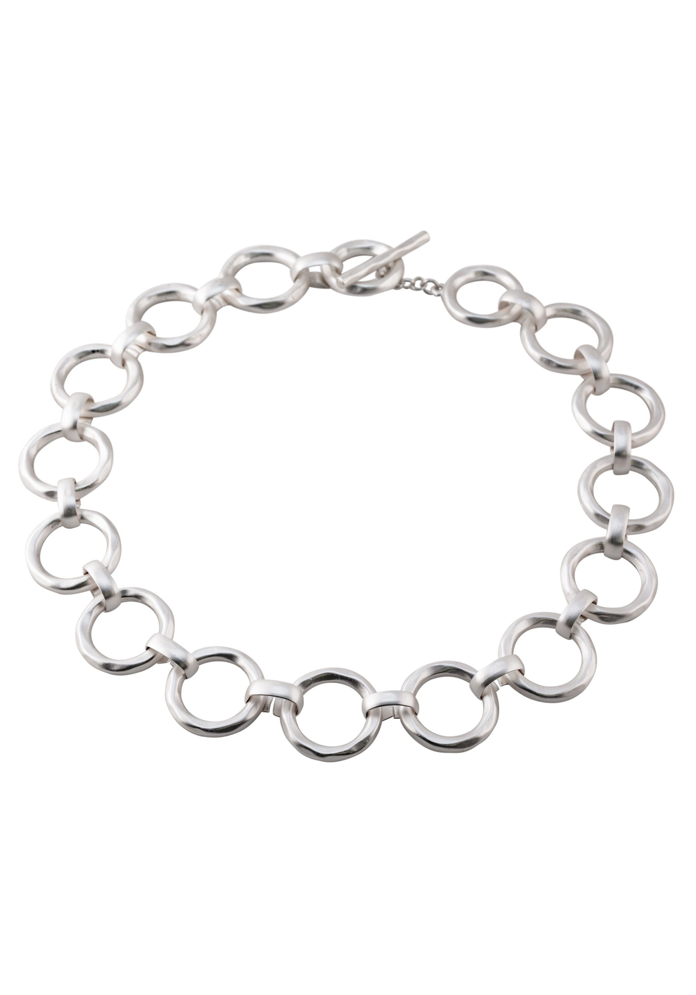 Firetti Collier mit Ringen, rund, matt