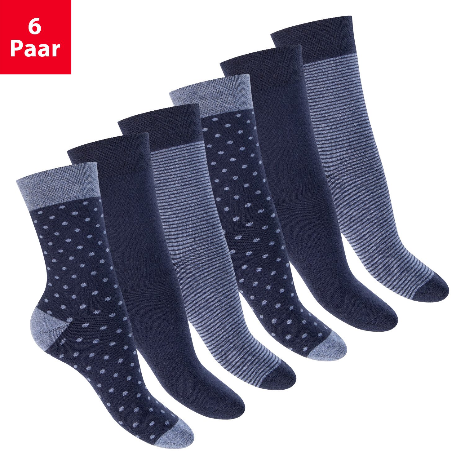 Footstar Thermosocken Damen Wintersocken (6 Paar) Warme Vollfrottee Thermo günstig online kaufen