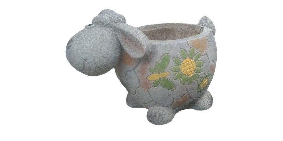Gartenfigur TrendLine Dekofigur Pflanztopf Schaf 33,5 x 23 cm