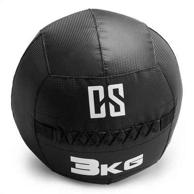 Capital Sports Medizinball »Bravor Wall Ball Medizinball PVC doppelte Nähte 3kg schwarz«