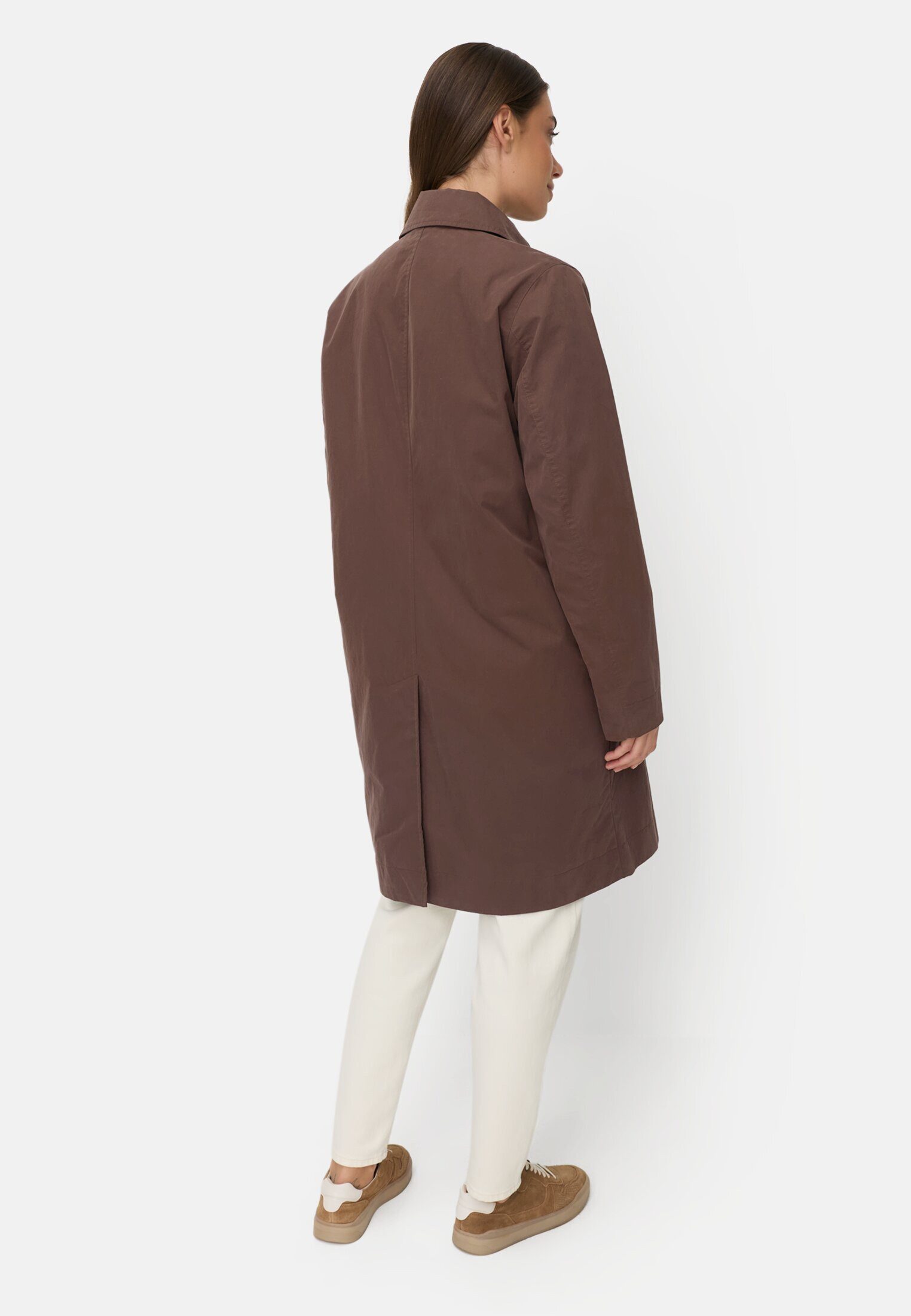 camel active Langmantel mit refektiernden Details Langarm Umlegekragen