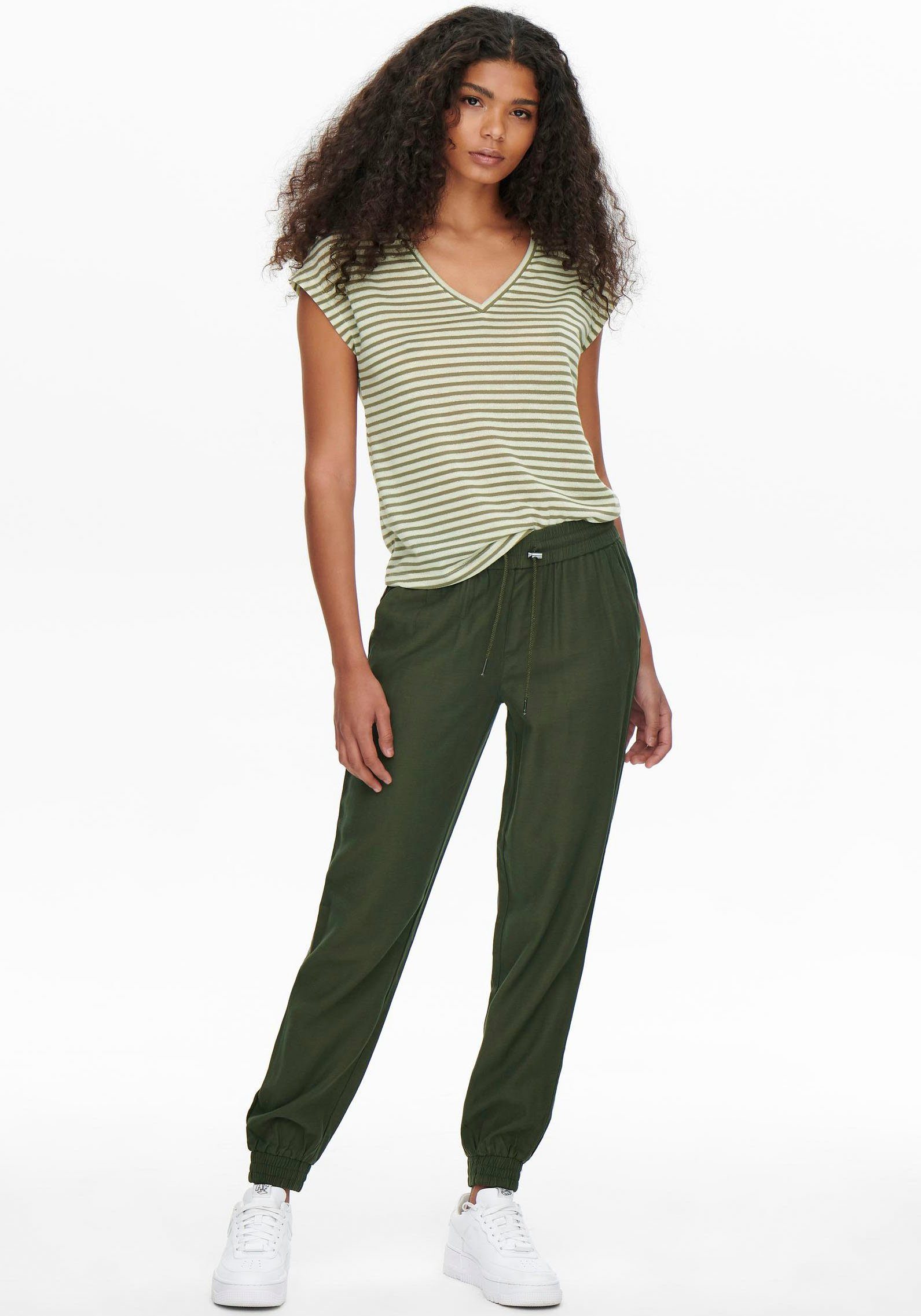 ONLY Jogger Pants ONLKELDA-EMERY MW PULL-UP PANTS