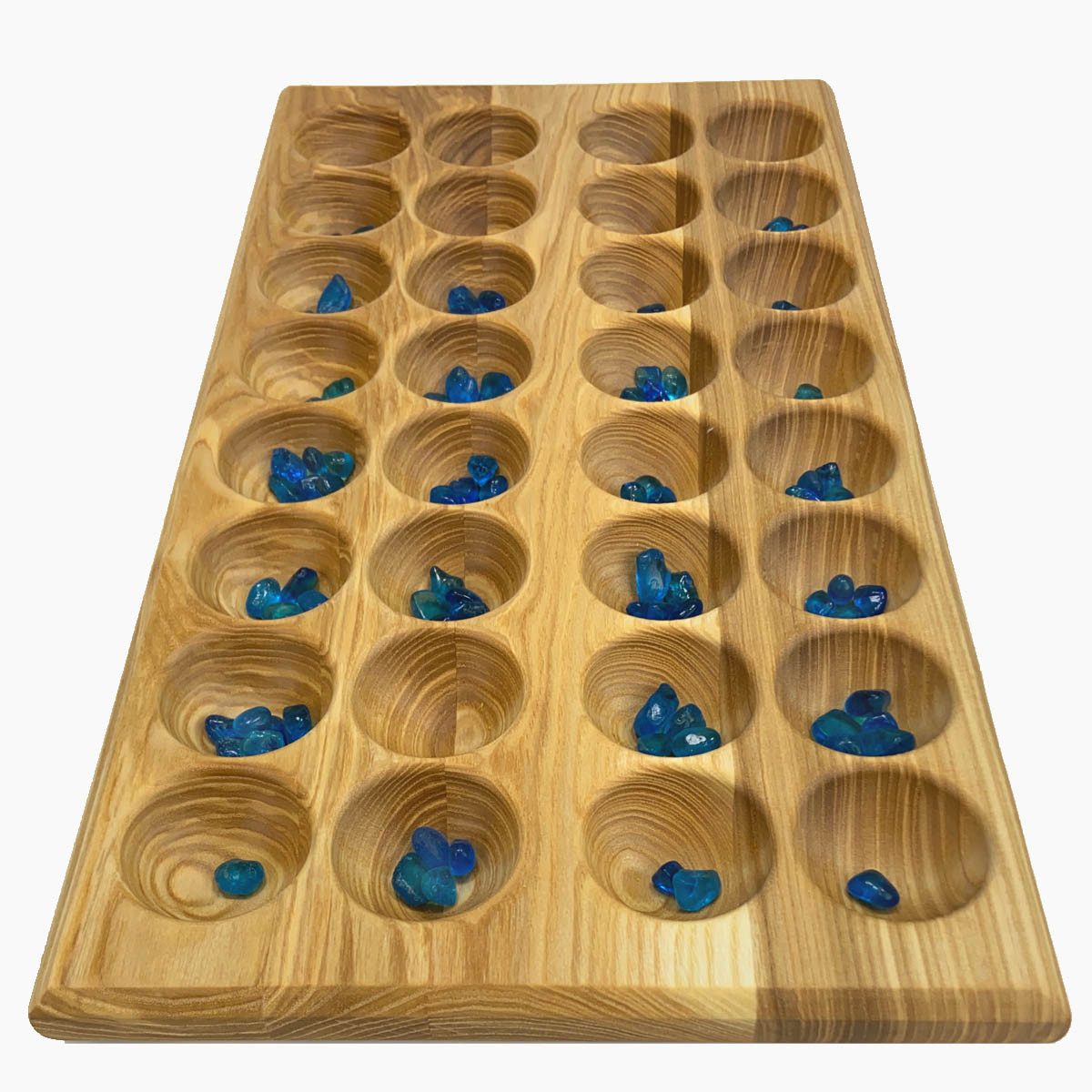 Madera Spielzeuge Spielesammlung HUS BAO Profi und Turnierspiel Eschenholz Glas, geselschaftsspiel, Größe 26 cm x 48 cm x 3 cm