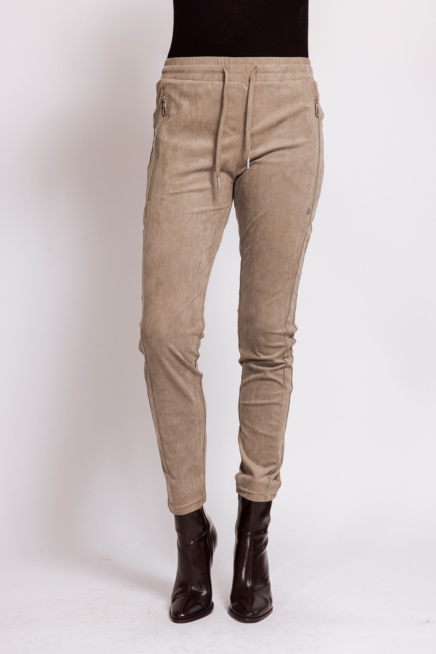 Zhrill Stoffhose ZHCHIARA CASUAL schmale Passform, für den Alltag, mit Bindeband und Gummizug