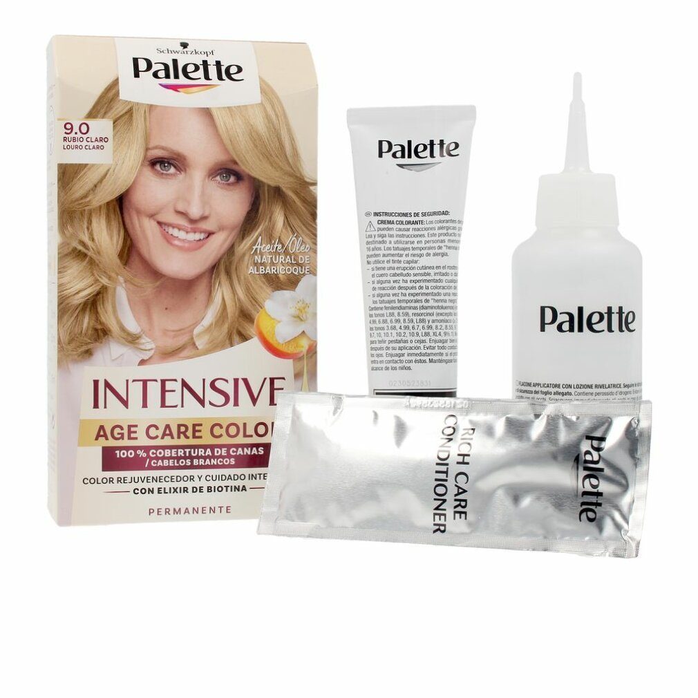 SCHWARZKOPF Mascara Intensive Color Rejuvenecedor Permanente 9,0-Rubio Claro 1 U mehr