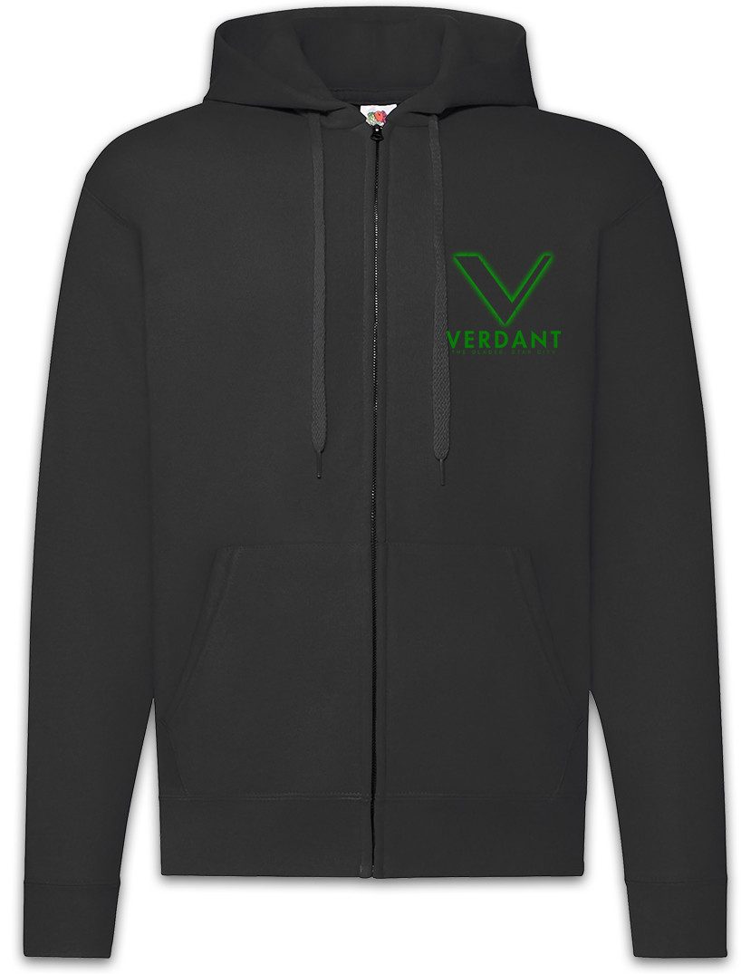 Urban Backwoods Sweatjacke Verdant Zipper Hoodie Logo Symbol Sign Arrow Polizei Polizeirevier (1-tlg) Police Station Daniel Danny
