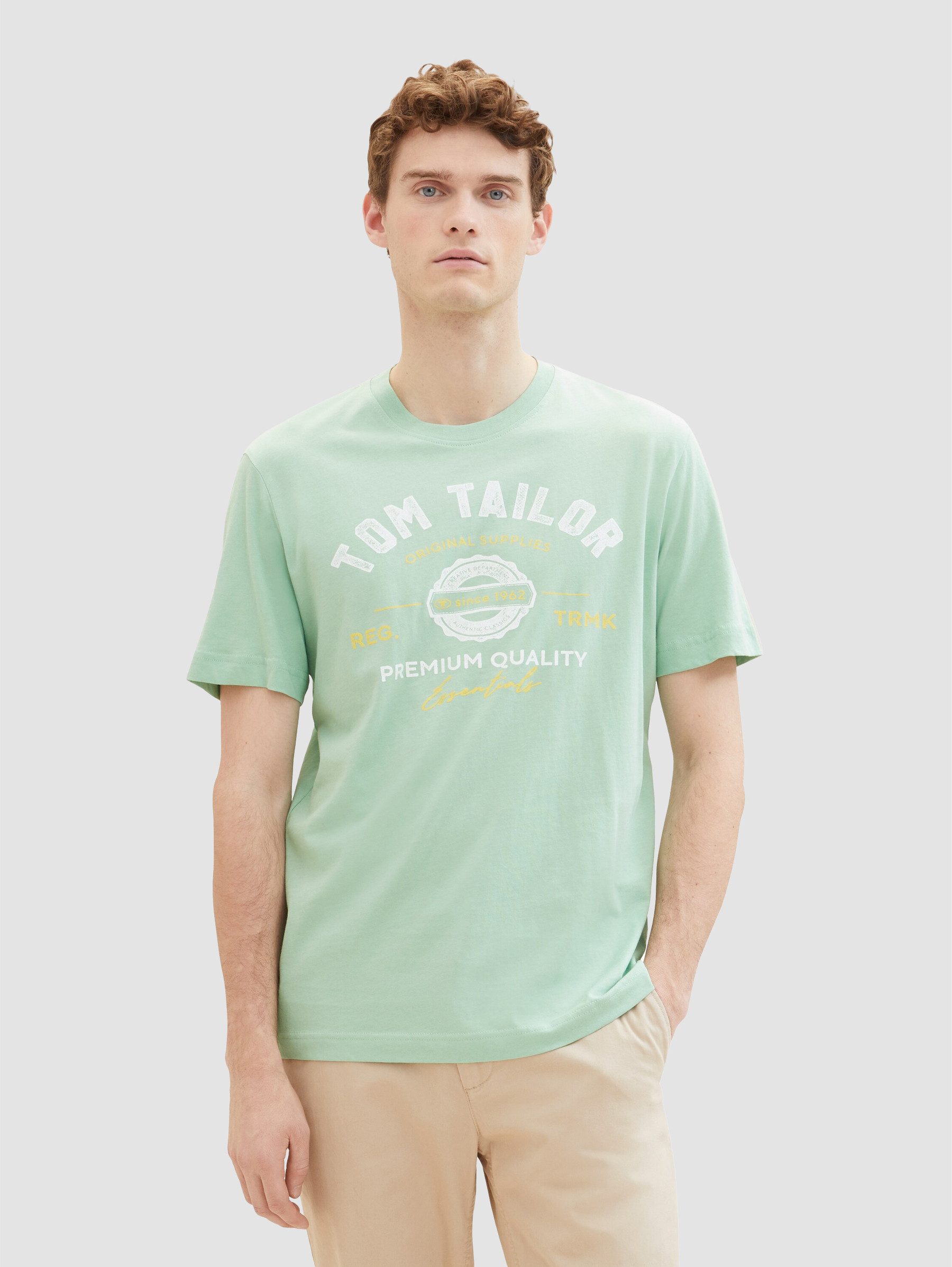 TOM TAILOR T-Shirt Logo 2-er Pack Kurzarm Set mit Logo Print für (2-tlg) T-Shirt mit Logo Print