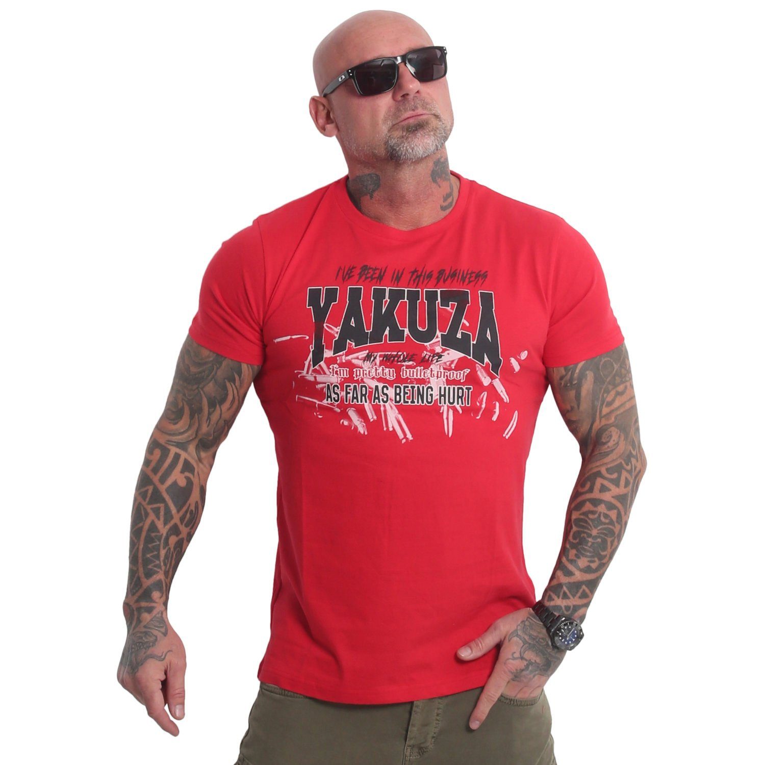 YAKUZA T-Shirt Business ribbon red