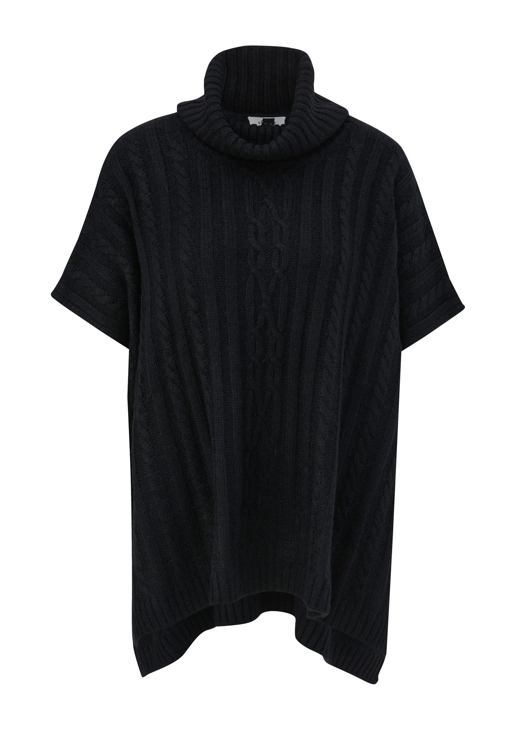 Poncho Strickjacke