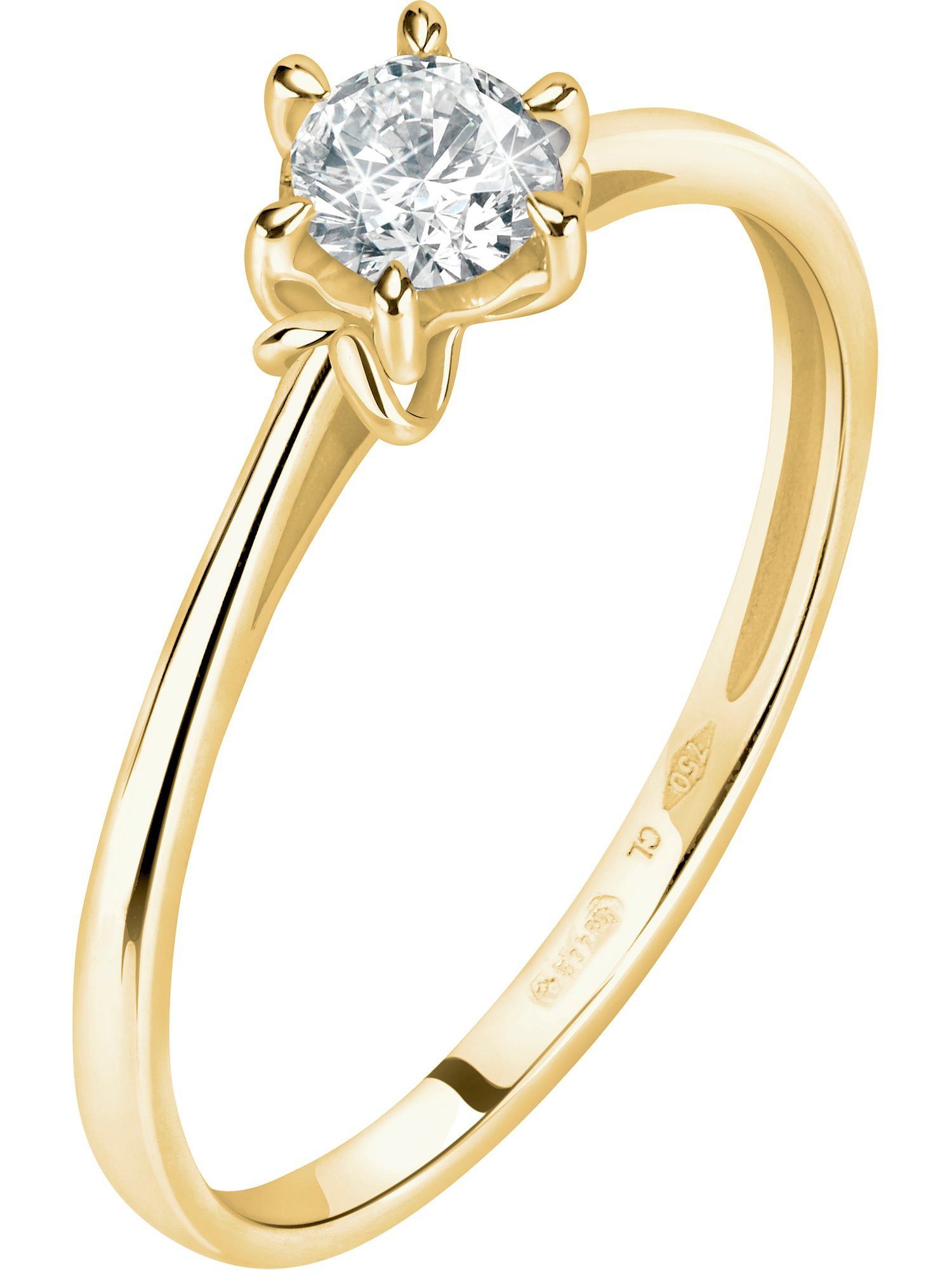 CHRIST Diamantring CHRIST Damen-Damenring 585er Gelbgold günstig online kaufen
