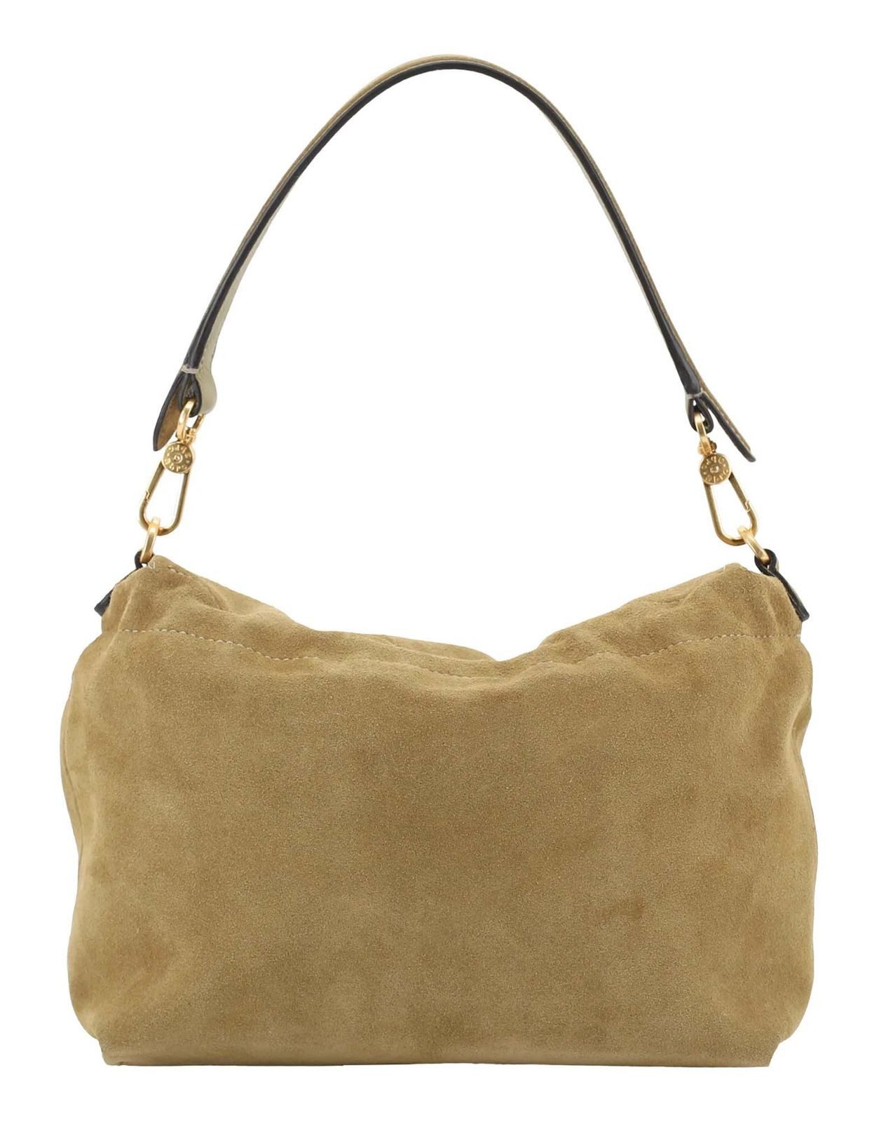 Abro Schultertasche Shoulder Bag Temi, aus echtem Rindsleder