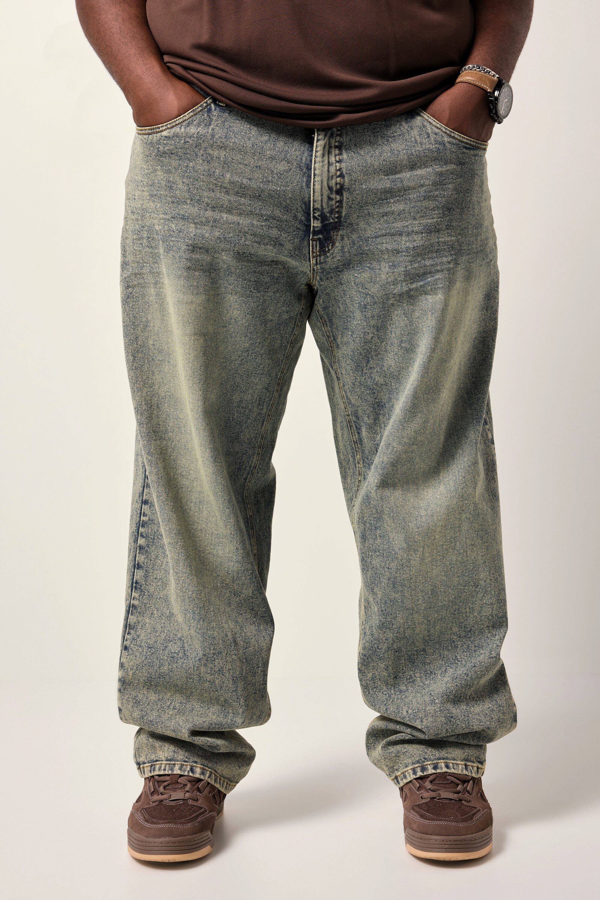 STHUGE 5-Pocket-Jeans STHUGE Jeans Dirty Denim 5-Pocket bis 72 günstig online kaufen