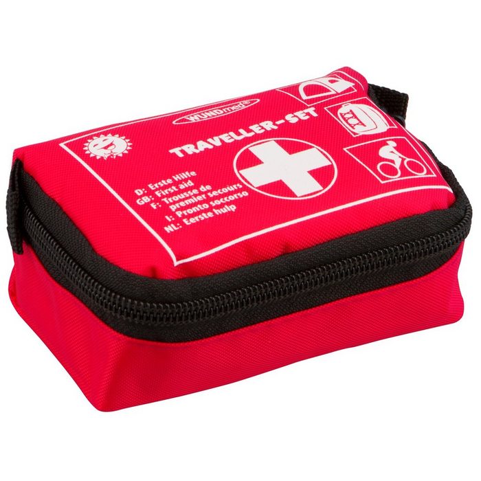 Wundmed KFZ-Verbandtasche WUNDmed® Traveller-Set Erste Hilfe 32-teilig mit Gürtelschlaufe