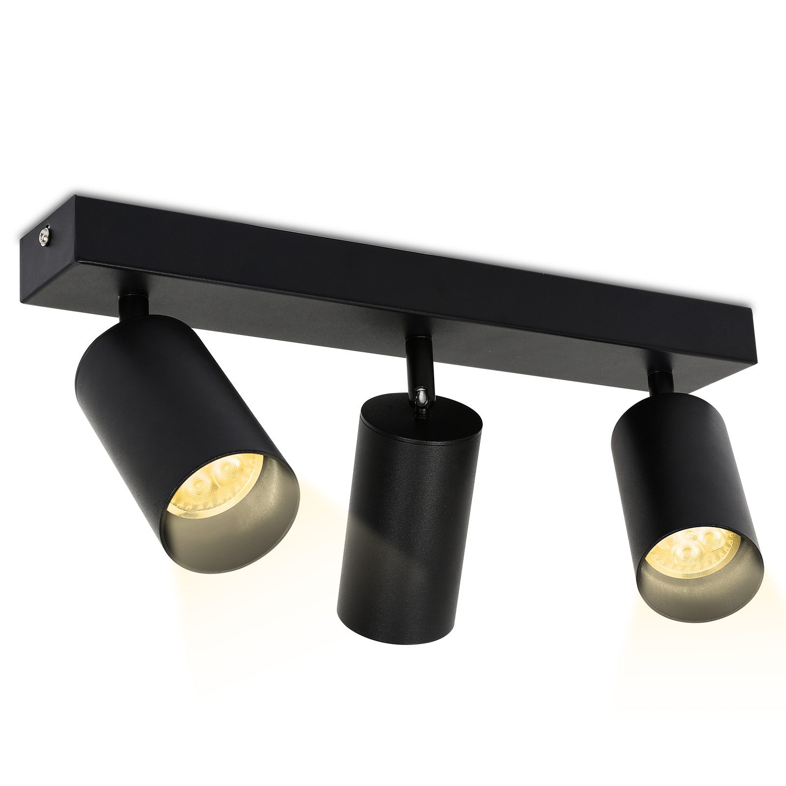 Clanmacy LED Deckenspots Deckenstrahler wechselbar Warmweiß günstig online kaufen