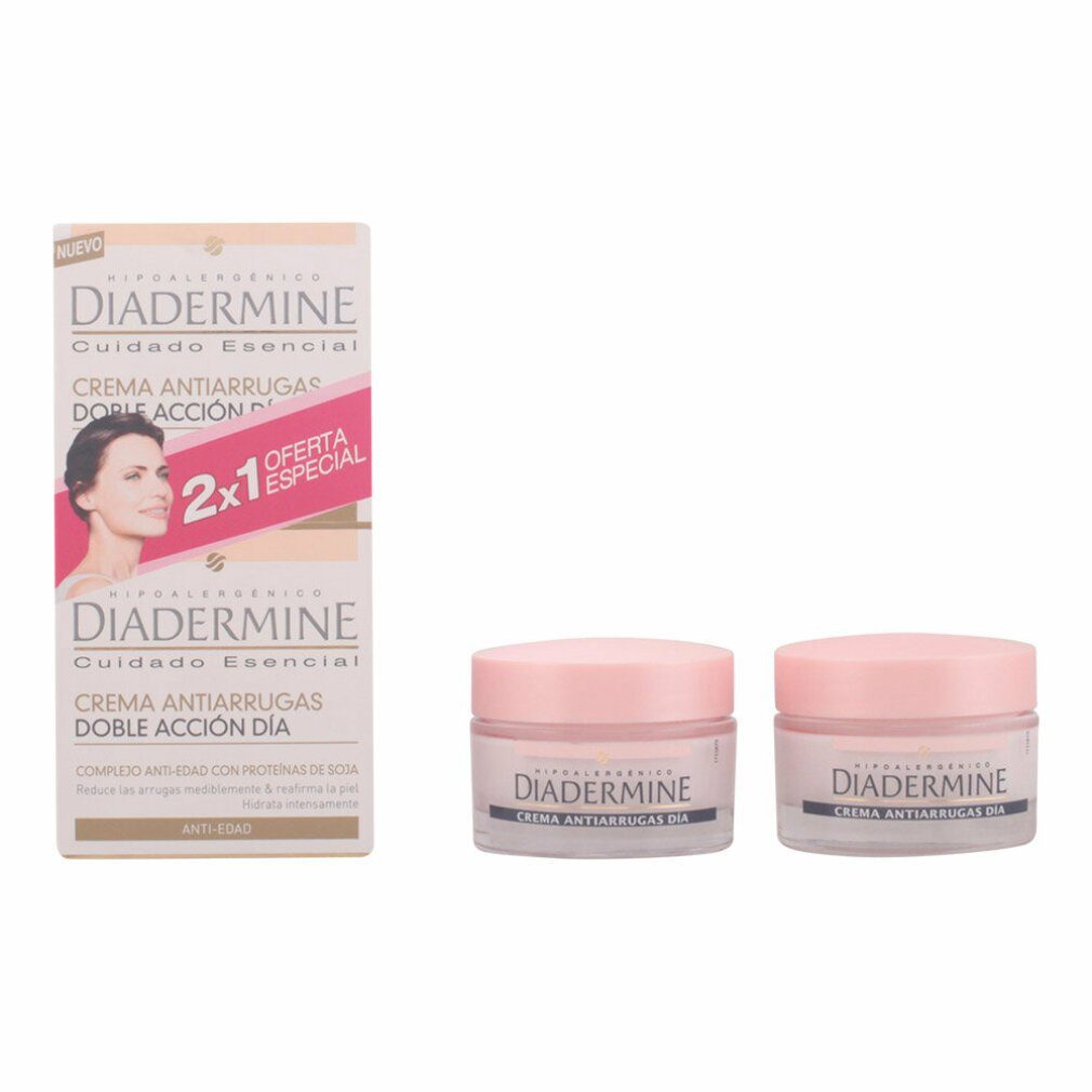 Diadermine Tagescreme Double Action Anti Wrinkle Day Cream Set 2 Artikel