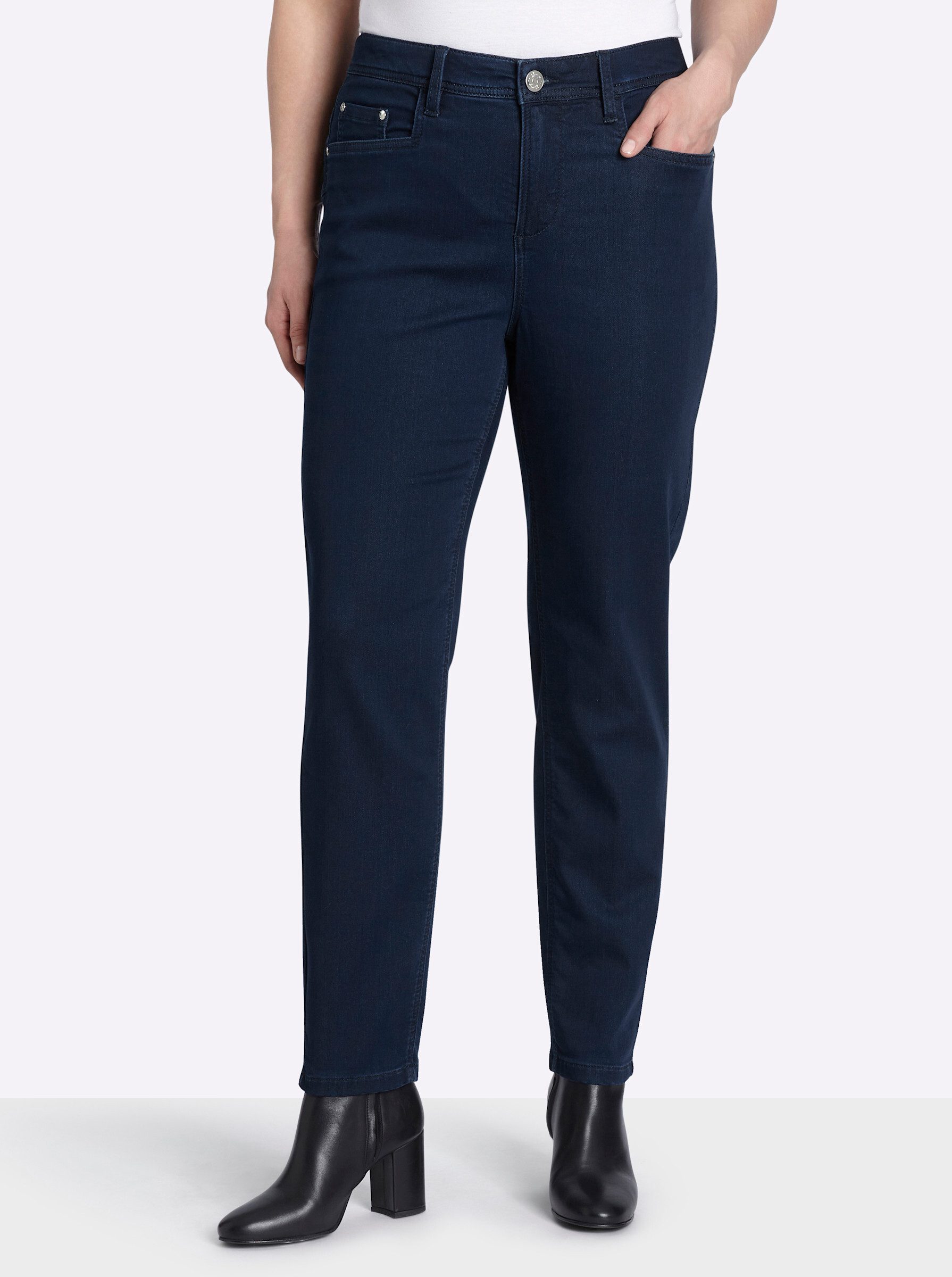 Sheego Bequeme Jeans Skinny Jeans normal