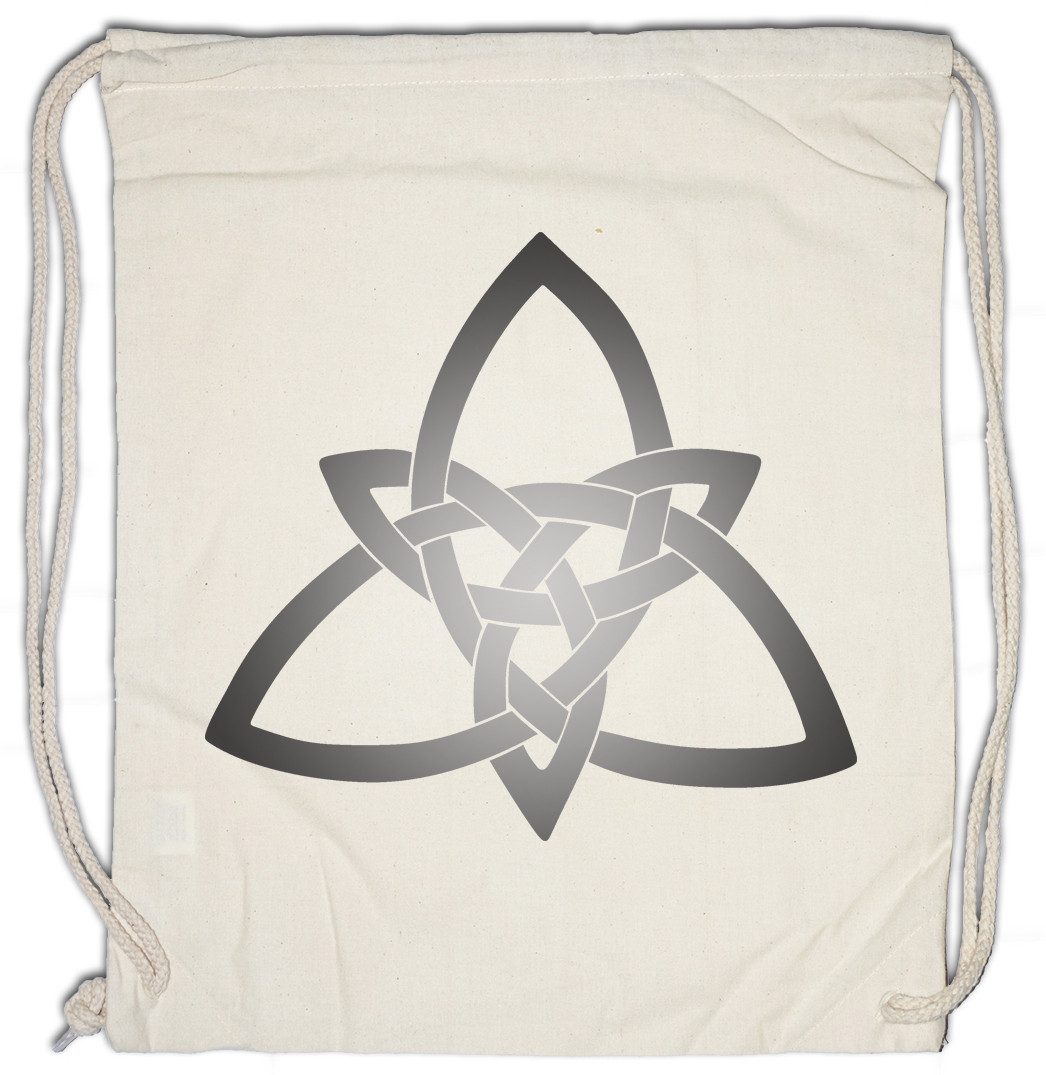 Turnbeutel Celtic Knot Logo Sign I Turnbeutel Kelten Knoten Keltisch Kreuz Cross