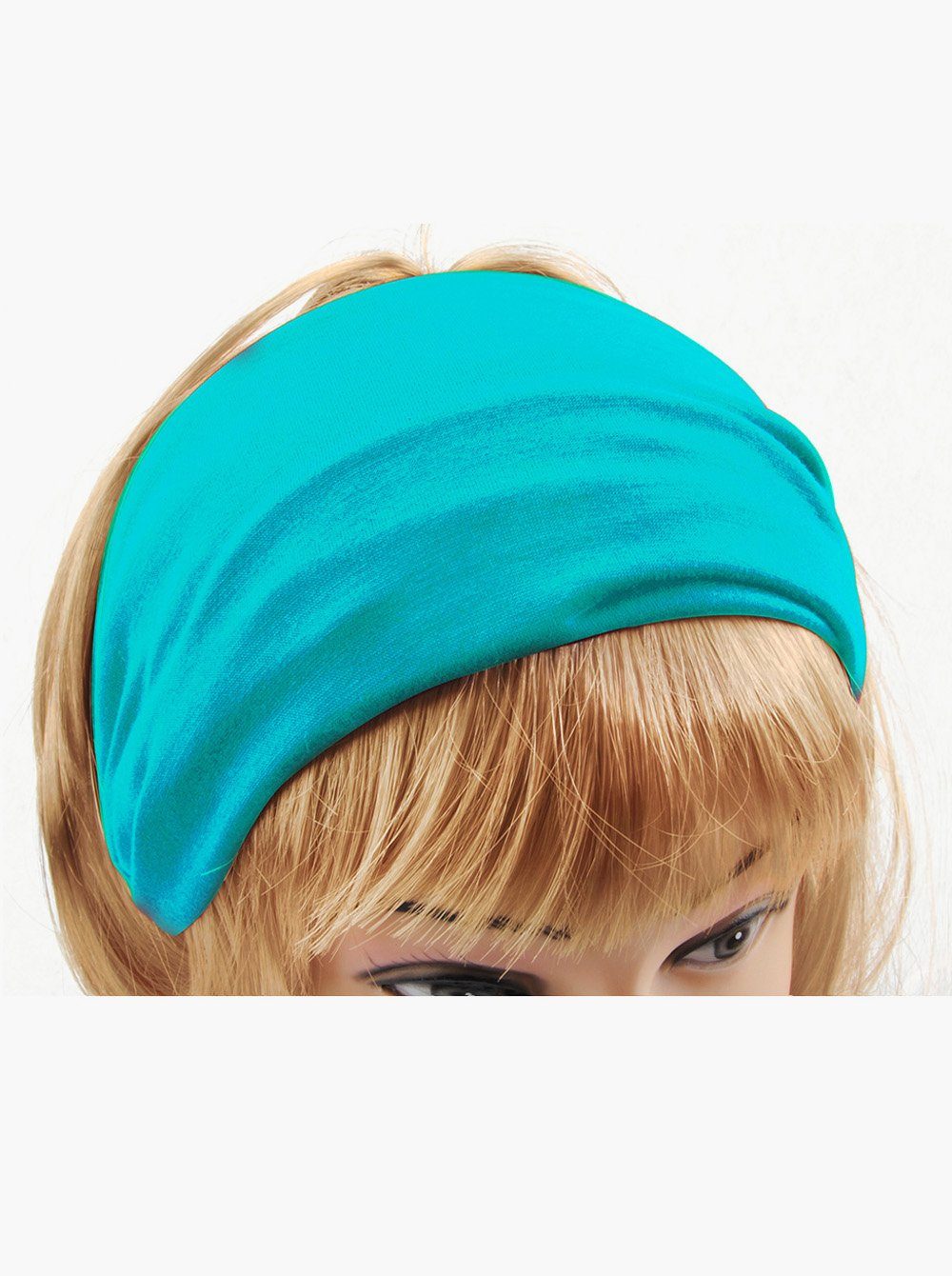 für Haarband Damen Türkisblau und Haarband Sport Yoga Hairband Stirnband Kopfband, axy