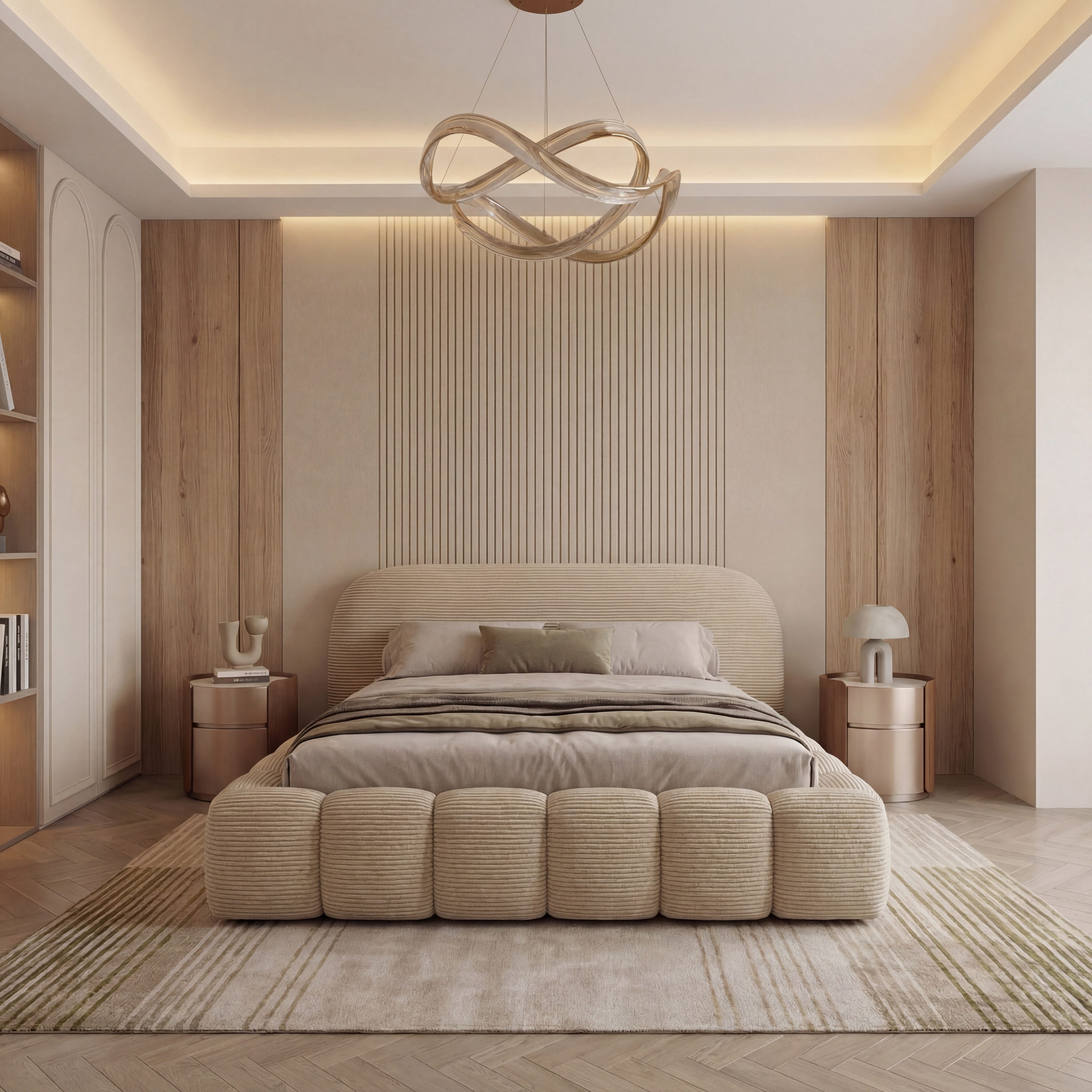 thematys Polsterbett mit Bettkasten, CLOUD 140x200 160x200 180x200 200x200cm (Kopfteil im Oversize-Look und Stauraum – weich, modern und pflegeleicht), Inklusive Lattenrost)