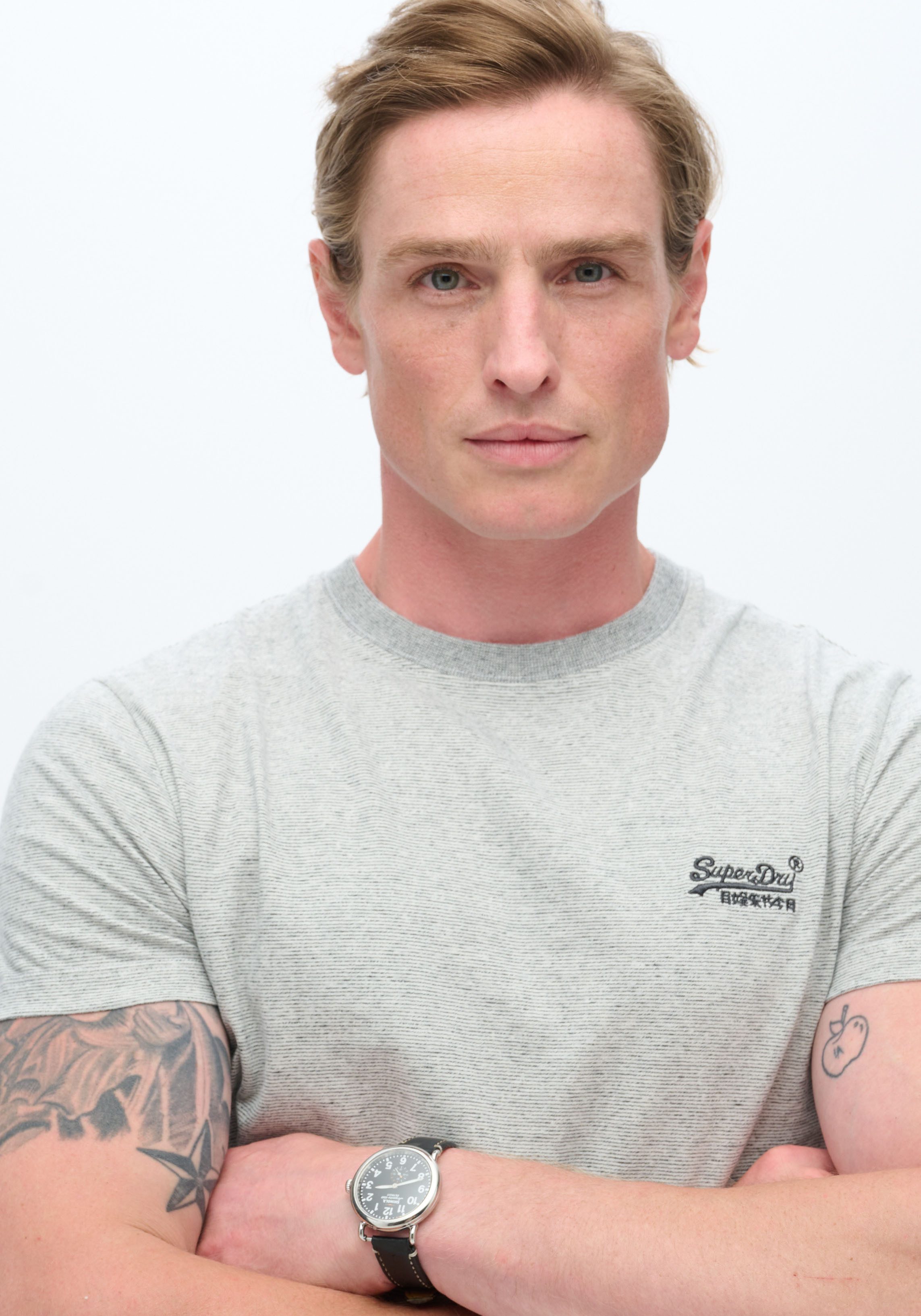 Superdry Rundhalsshirt "ESSENTIAL LOGO EMB TEE" günstig online kaufen