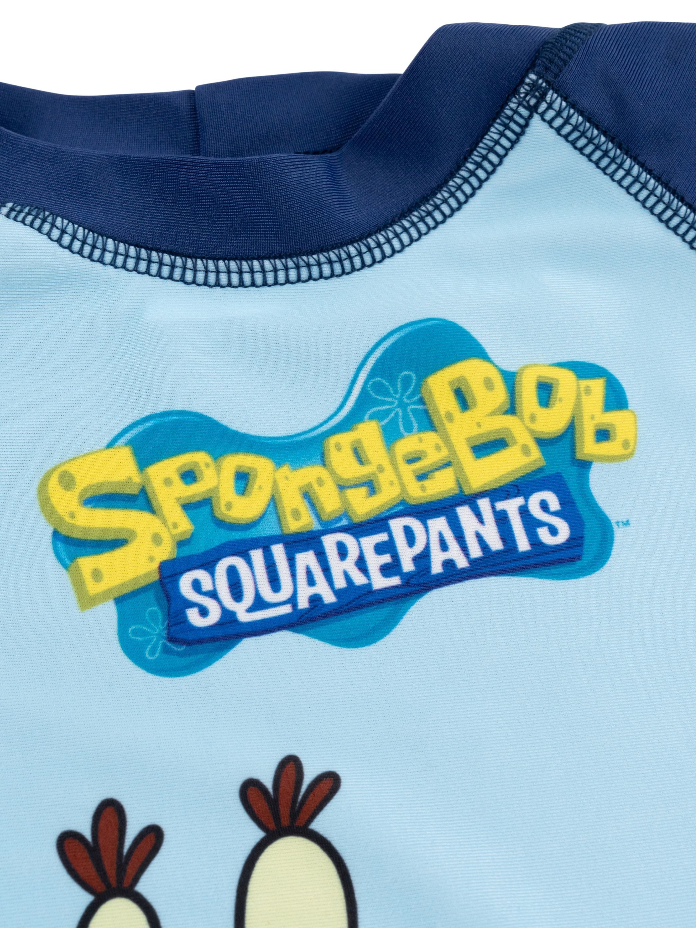 United Labels® Badeanzug Spongebob Schwammkopf Schwimmset UV-Schutz 50 Badeanzug Zweiteiler