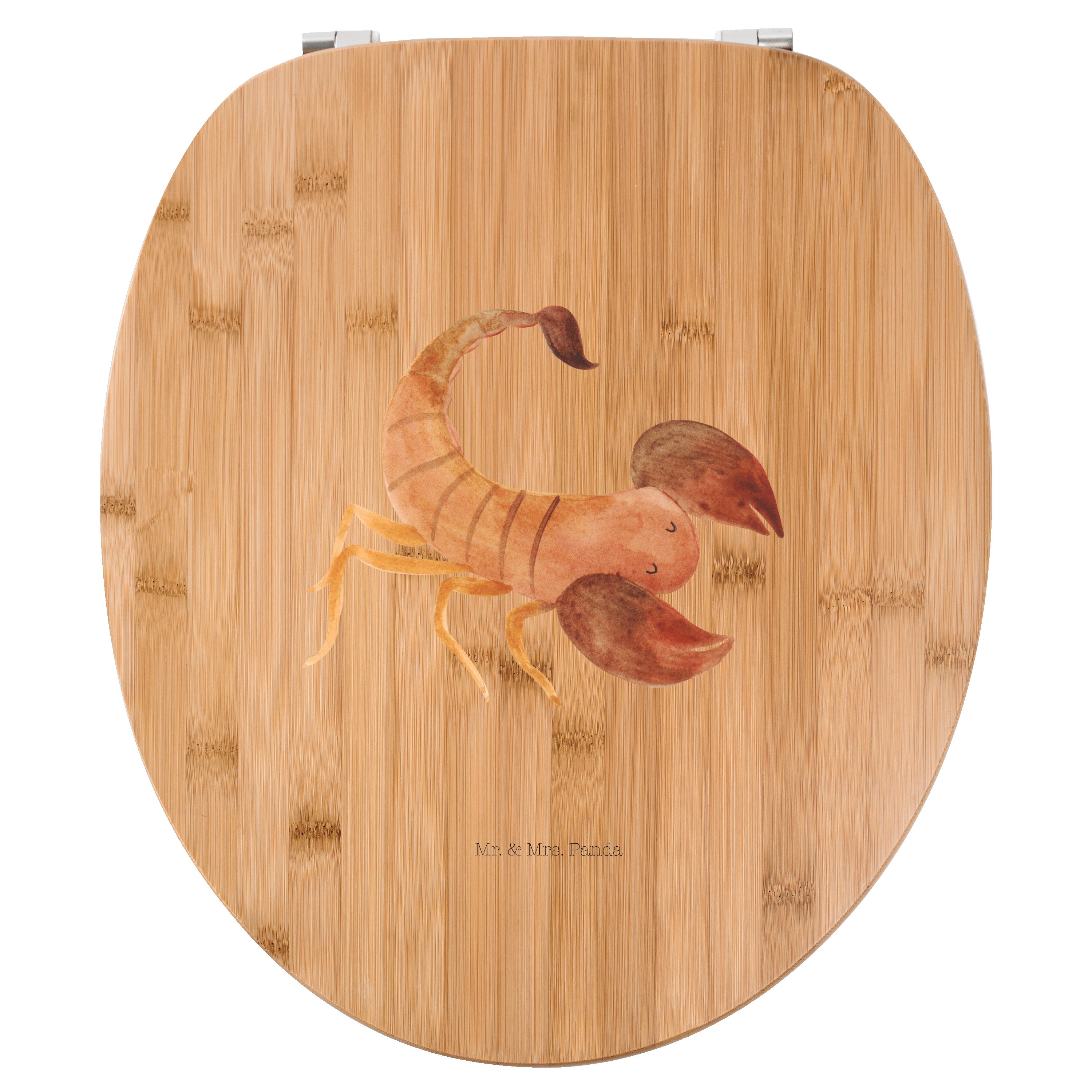 WC-Sitz Sternzeichen Skorpion - Transparent - Geschenk, Toilette, Skorpione