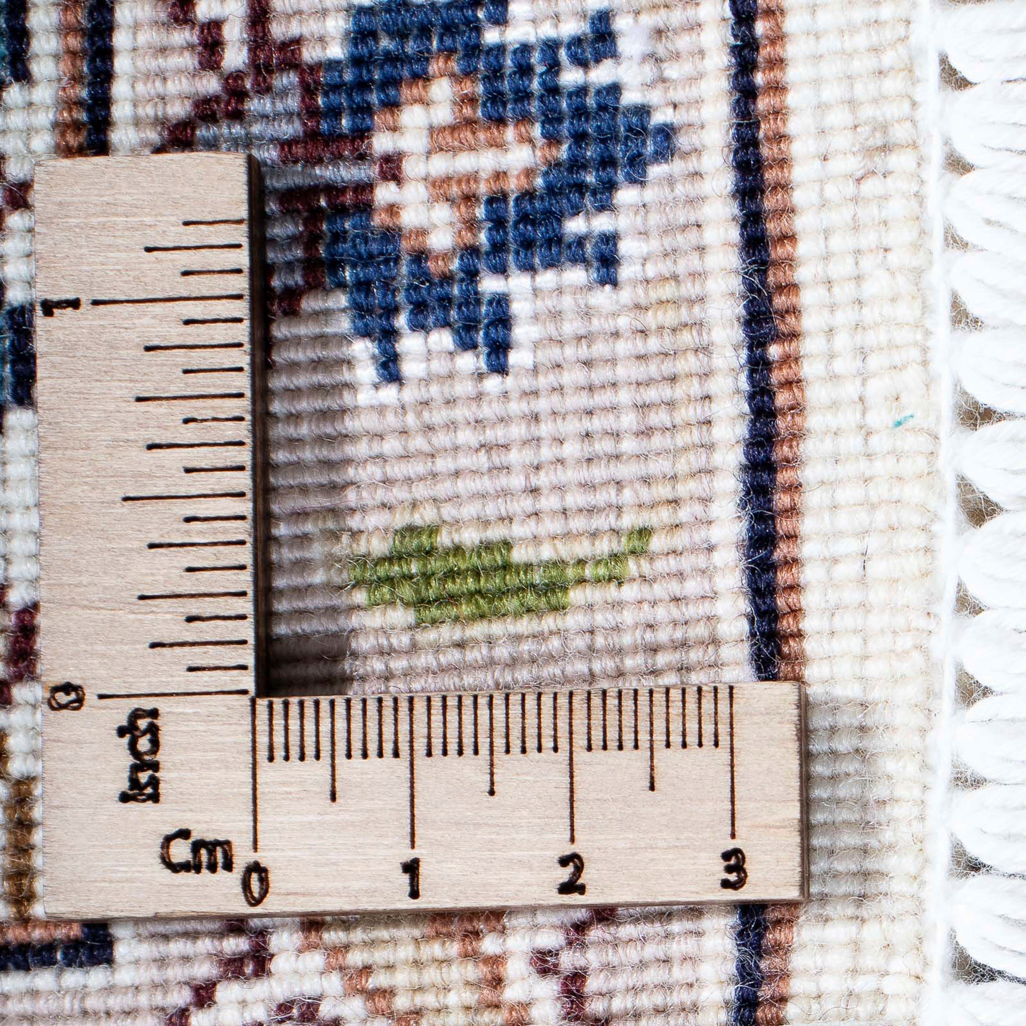 mm, Einzelstück Zertifikat 150 - Täbriz cm 7 mit x - Höhe: Perser Wohnzimmer, Royal Orientteppich beige, rechteckig, Handgeknüpft, - morgenland, - 206