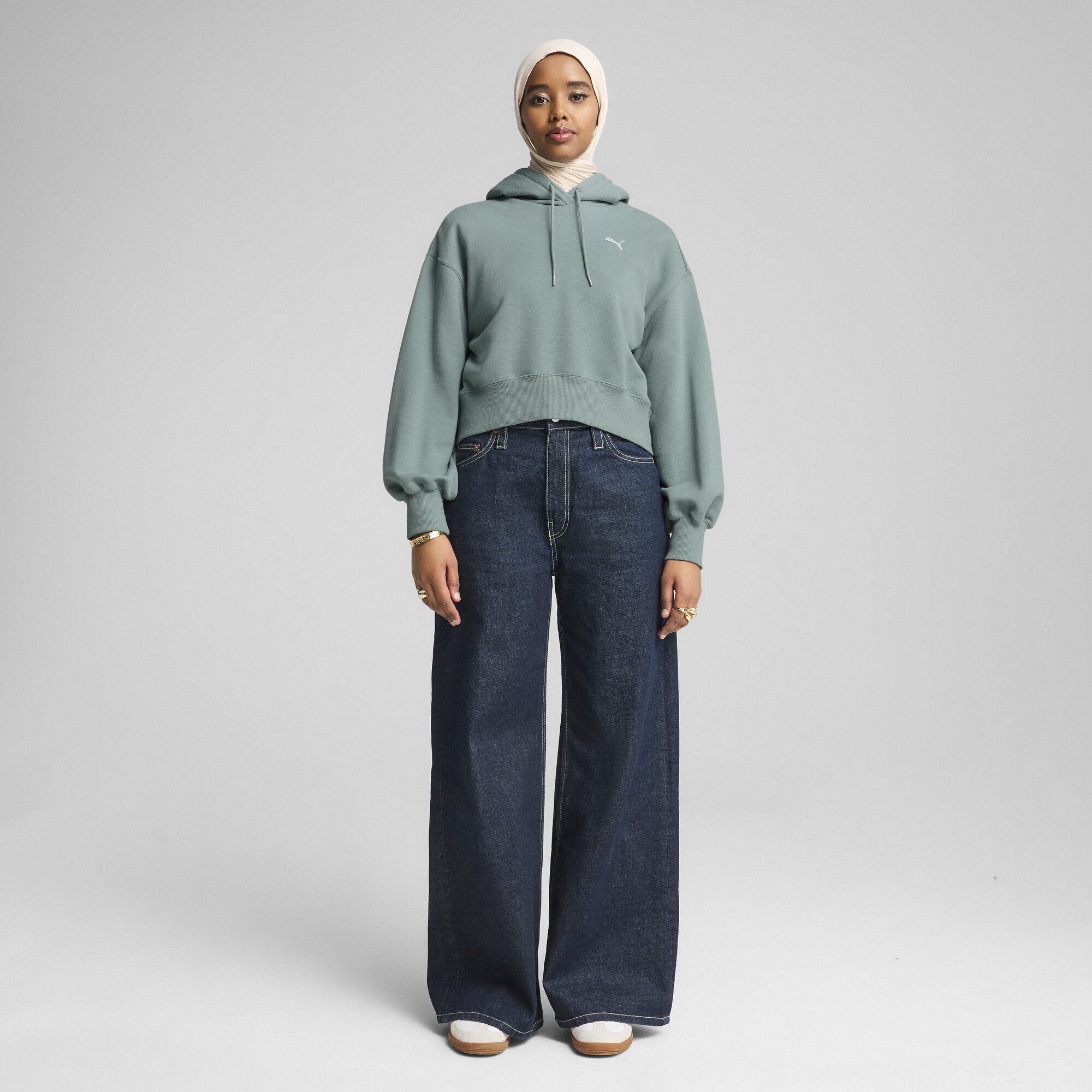 PUMA Hoodie WARDROBE ESS Kurzer Relaxed günstig online kaufen