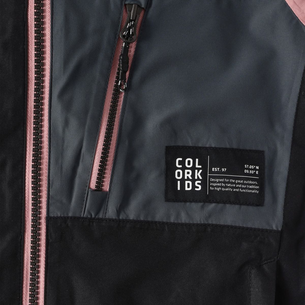 COLOR KIDS Hardshelljacke Jr. Jacket Colorblock 742540 Stylische und funktionale Kinderjacke, wasserabweisend und