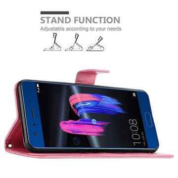 Cadorabo Handyhülle Honor 9 Honor 9, Klappbare Handy Schutzhülle - Hülle - mit Standfunktion und Kartenfach