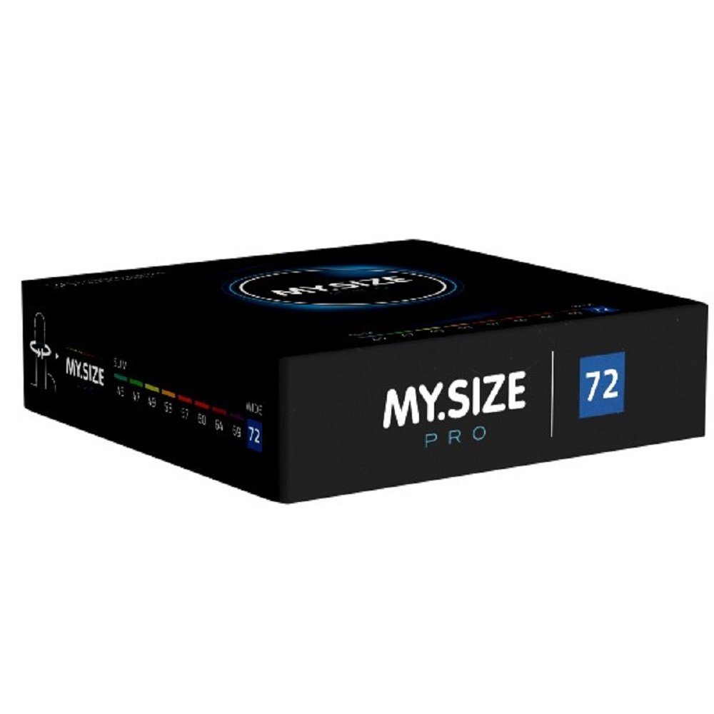 MY.SIZE XXL-Kondome PRO 72mm Packung mit, 36 St., Maßkondome, Kondome für besten Tragekomfort und Sicherheit, die neue Generation MY.SIZE Kondome