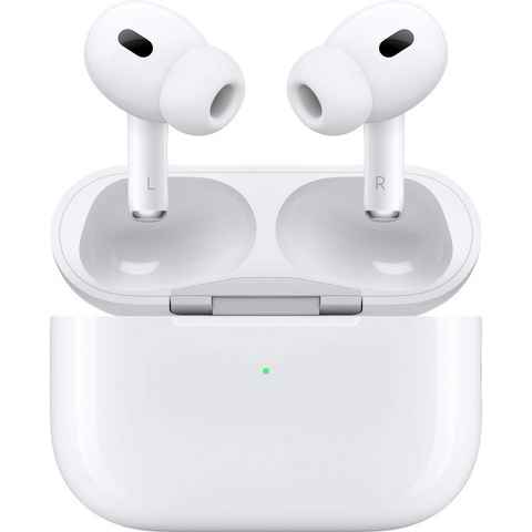 Apple AirPods Pro (2. Generation 2022) In-Ear-Kopfhörer (Siri, Bluetooth, mit MagSafe Ladecase)