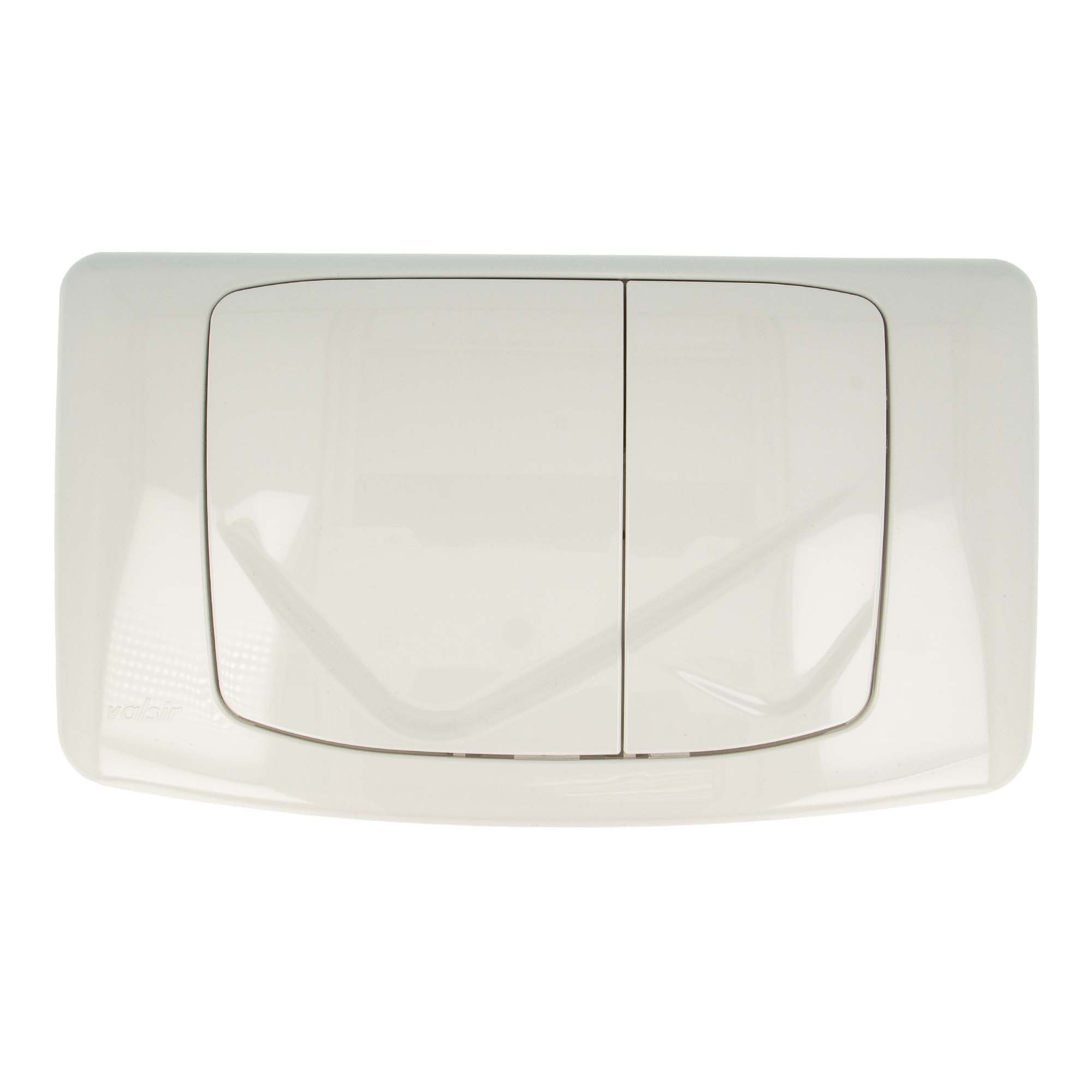 Valsir Betätigungsplatte 2-Mengen Betätigungsplatte, weiß, für RIOS & ANGEL Bj. 1996 bis 2014