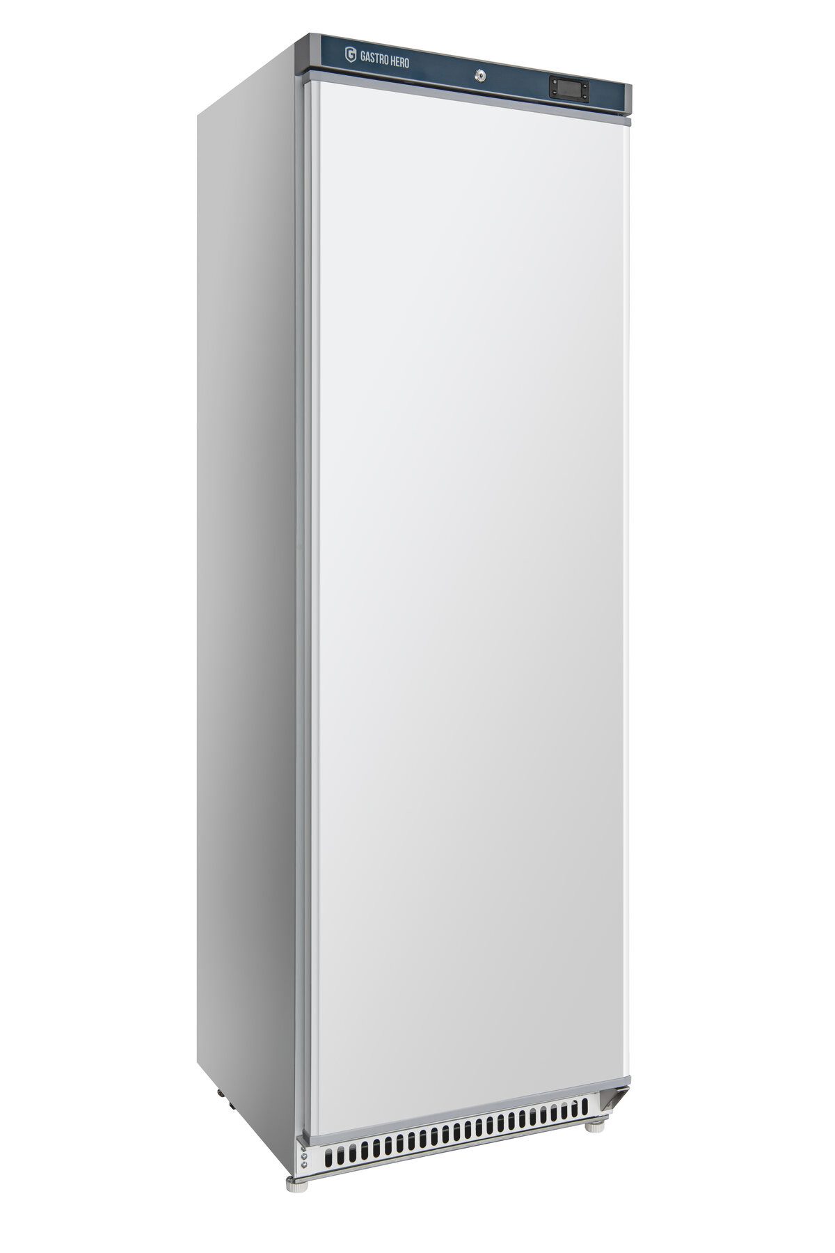 GastroHero Vollraumkühlschrank Lagerkühlschrank ECO 400 336 Liter Weiß Umluftkühlung LKSE400, 187.5 cm hoch, 60 cm breit, kompakte Kühllösung für Gastronomie und Gemeinschaftsküchen