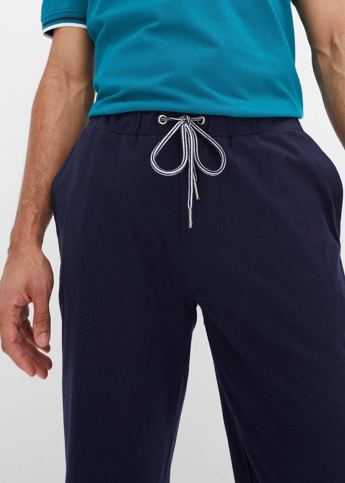 bonprix Bermudas aus Baumwolle, mit Kordelverschluss, Regular Fit