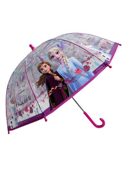 Disney Frozen Stockregenschirm Die Eiskönigin Anna Elsa Regenschirm Stock-Schirm Kuppelschirm