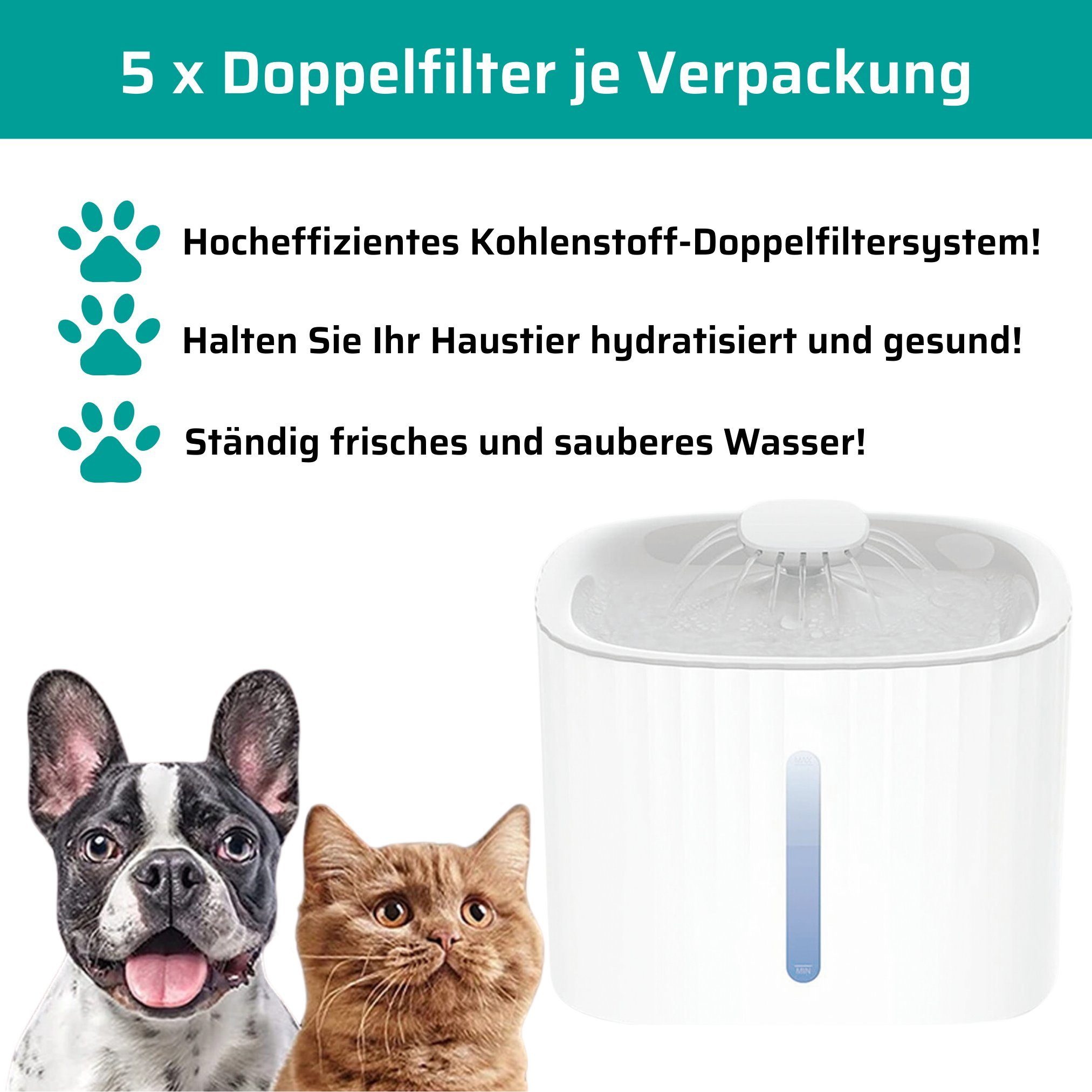 Starlyf Trinkbrunnen Pet Fountain Ersatzfilter, Filter günstig online kaufen