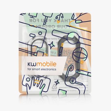 kwmobile Smartwatch-Hülle 2x Hülle für Xiaomi Mi Band 8, Fullbody Fitnesstracker Glas Cover Case Schutzhülle Set