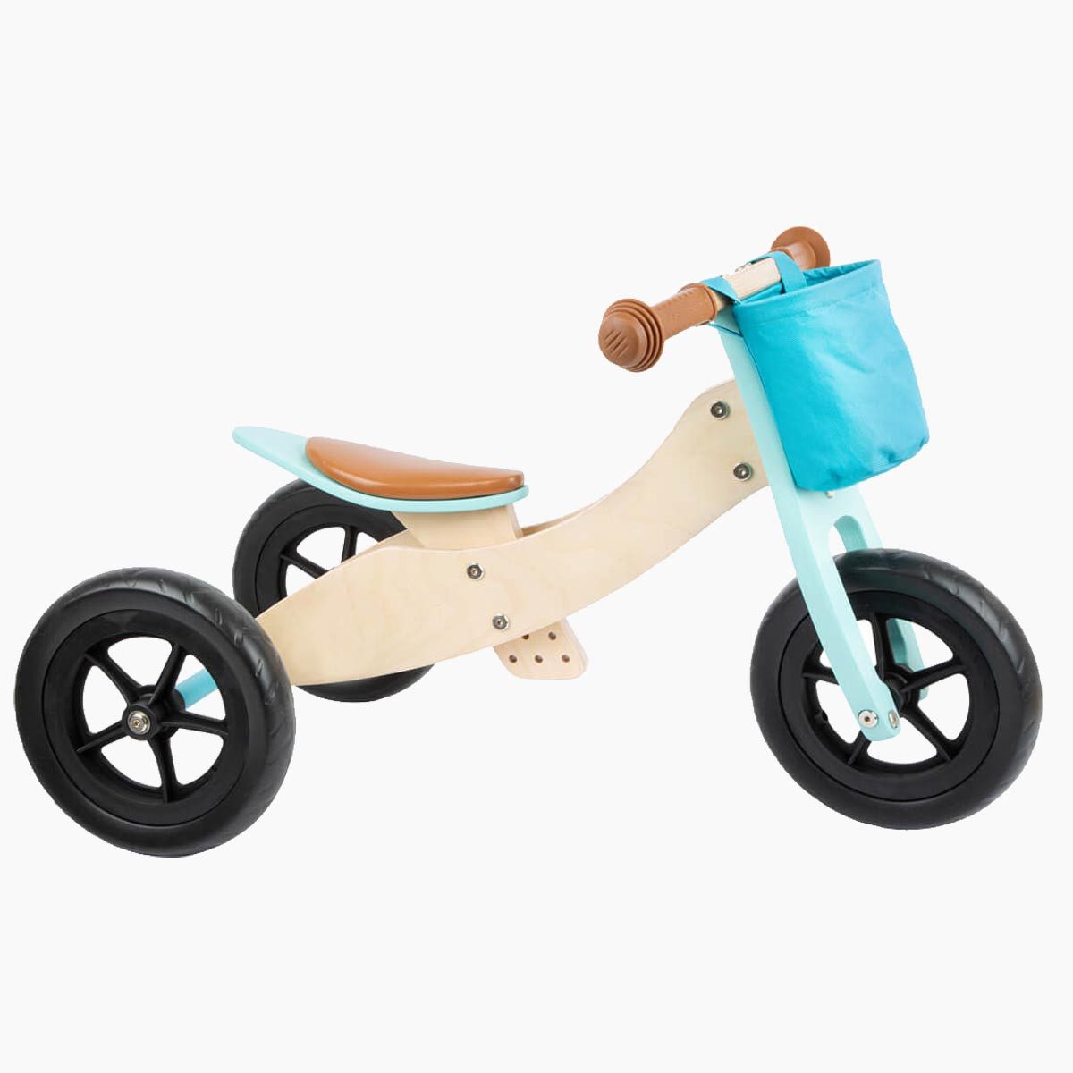 Small Foot Laufrad Laufrad und -dreirad Maxi Türkis 10 Zoll Zoll, kann zum Trike oder Laufdreirad umgebaut werden