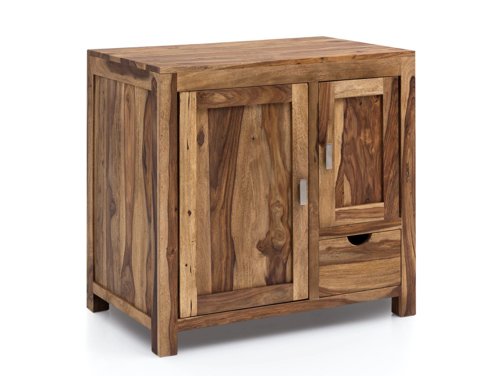 massivum Waschtisch Laros 80cm Akazie Badezimmer Schrank (1-St)